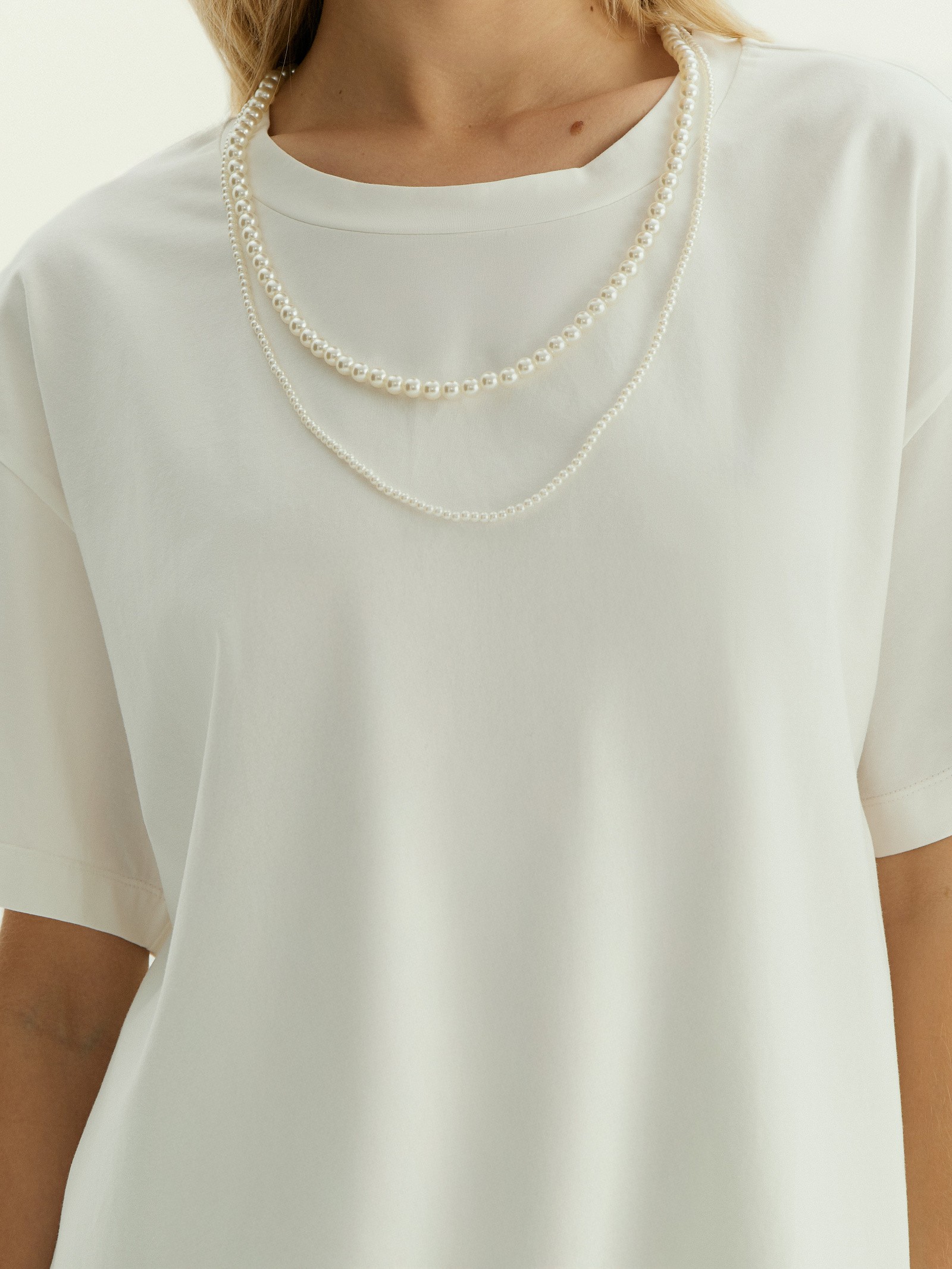 Футболка однотонная