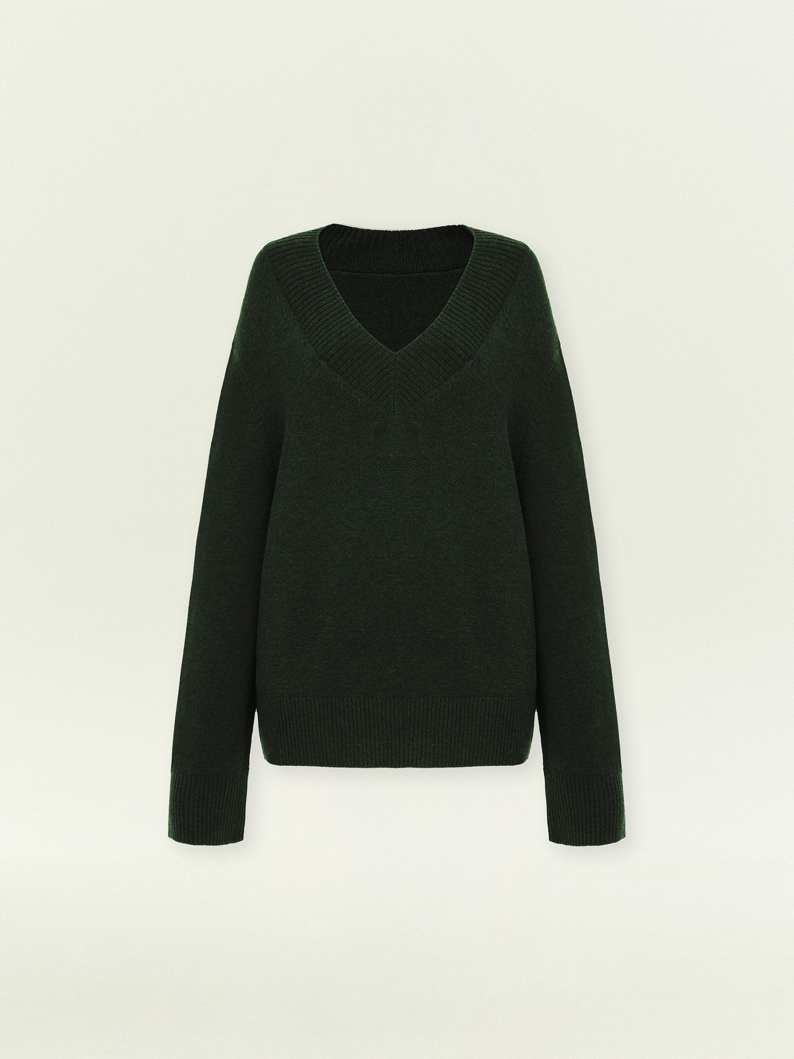 Джемпер из вискозного трикотажа с добавлением шерсти