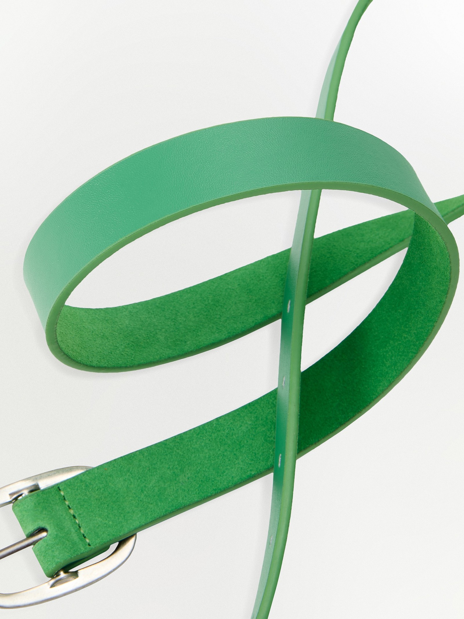 Ремень из натуральной замши