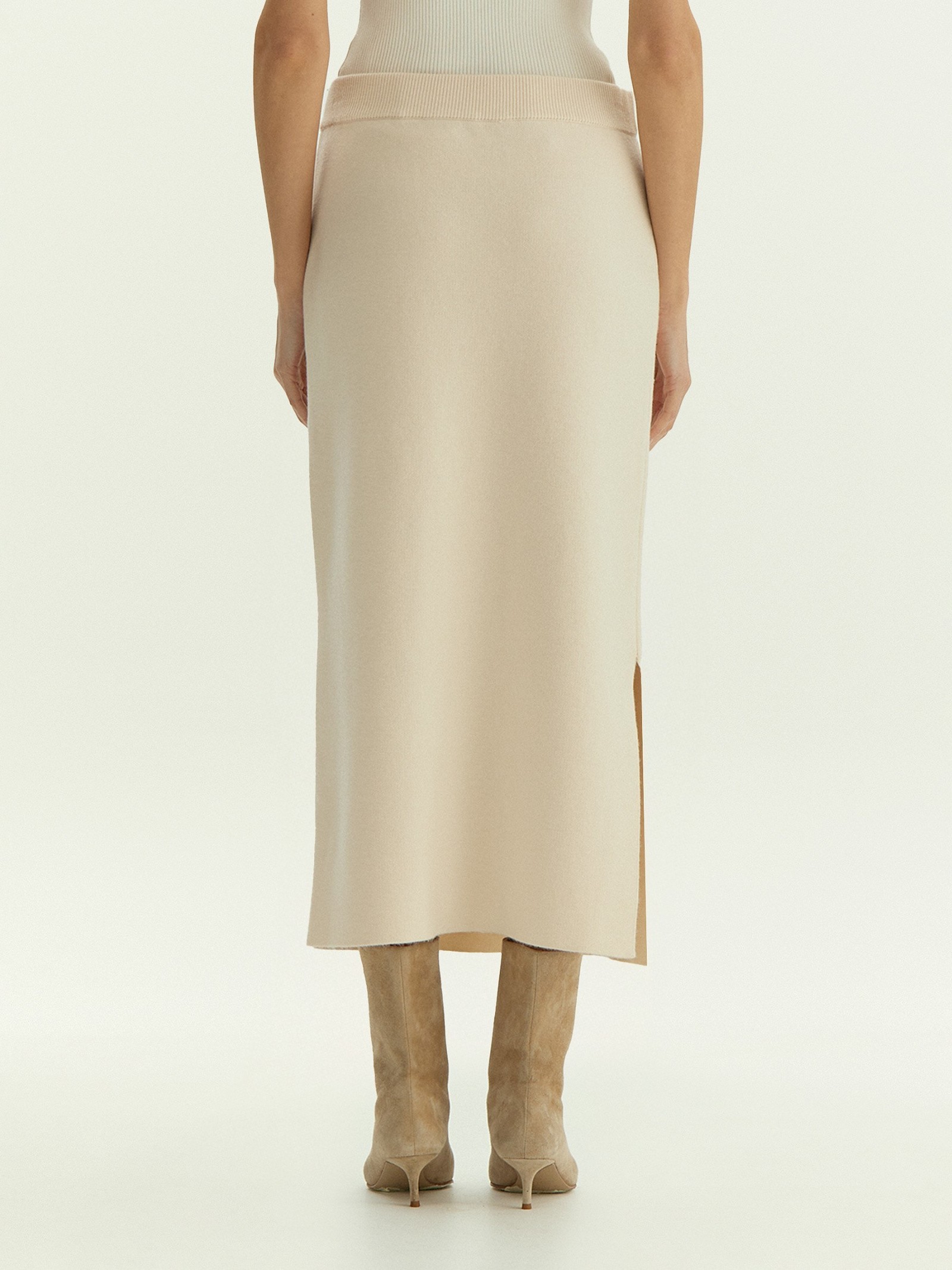 Юбка из трикотажа