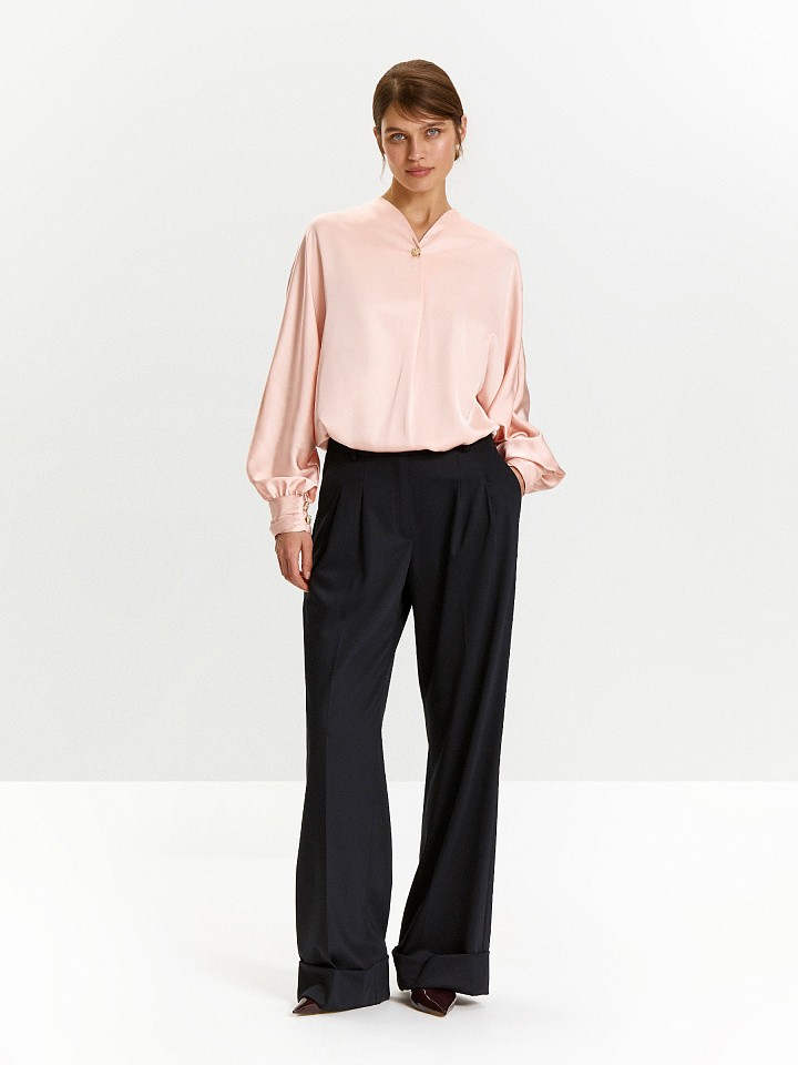 Брюки широкого кроя