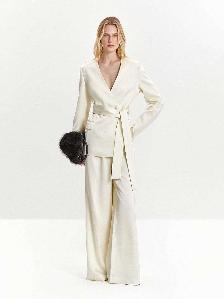 Брюки прямого кроя