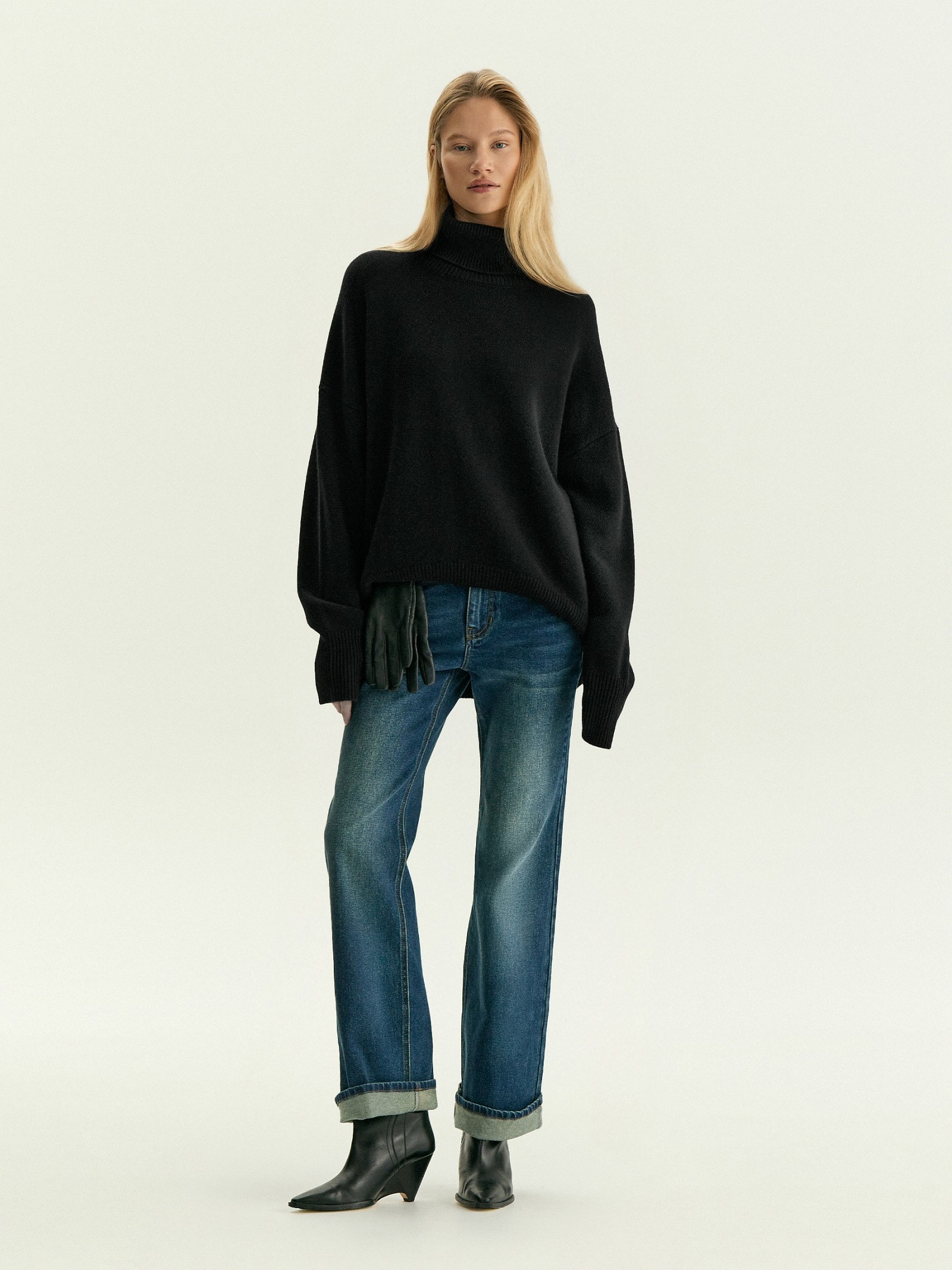 Свитер с содержанием кашемира