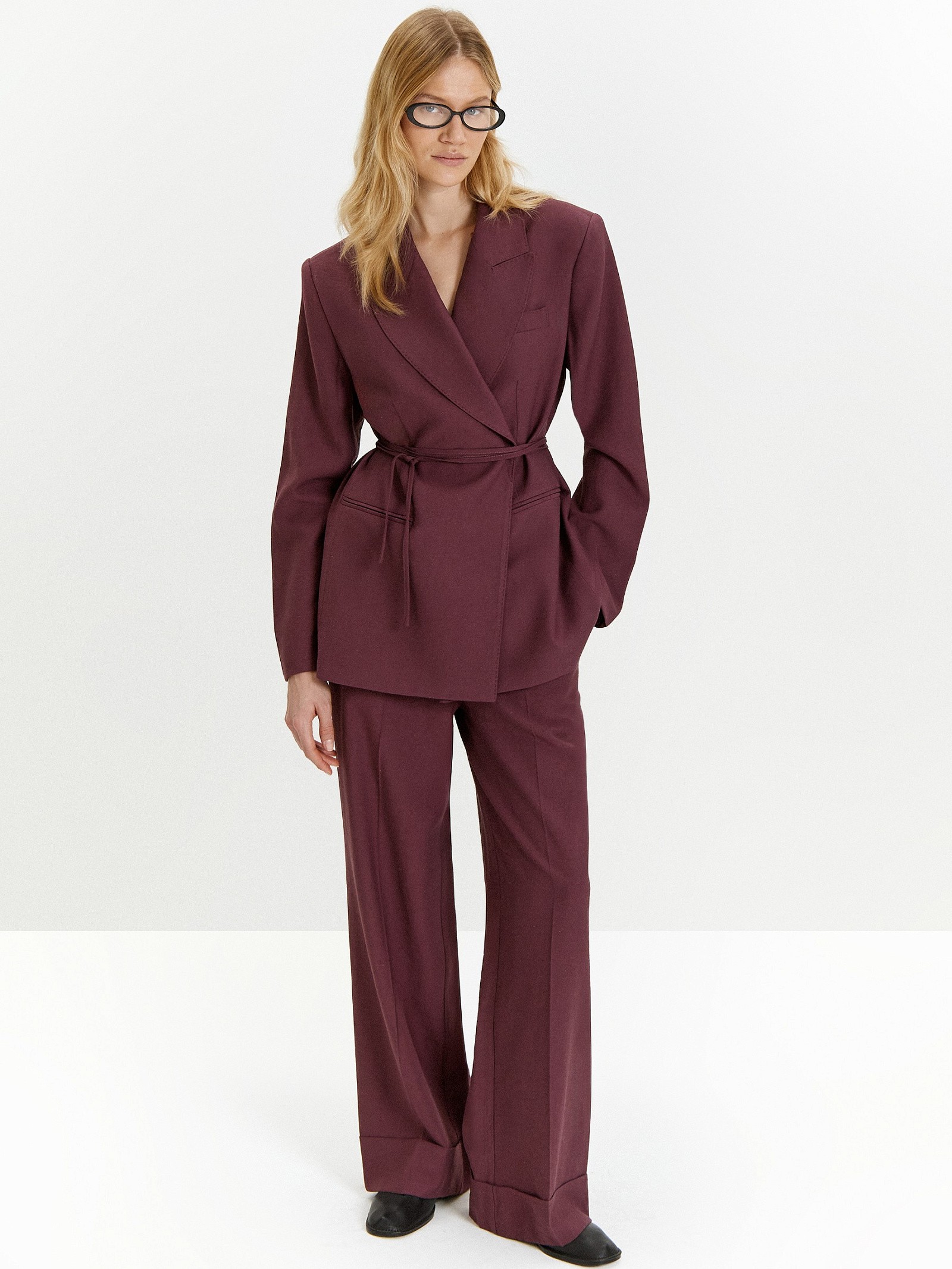 Брюки прямого кроя