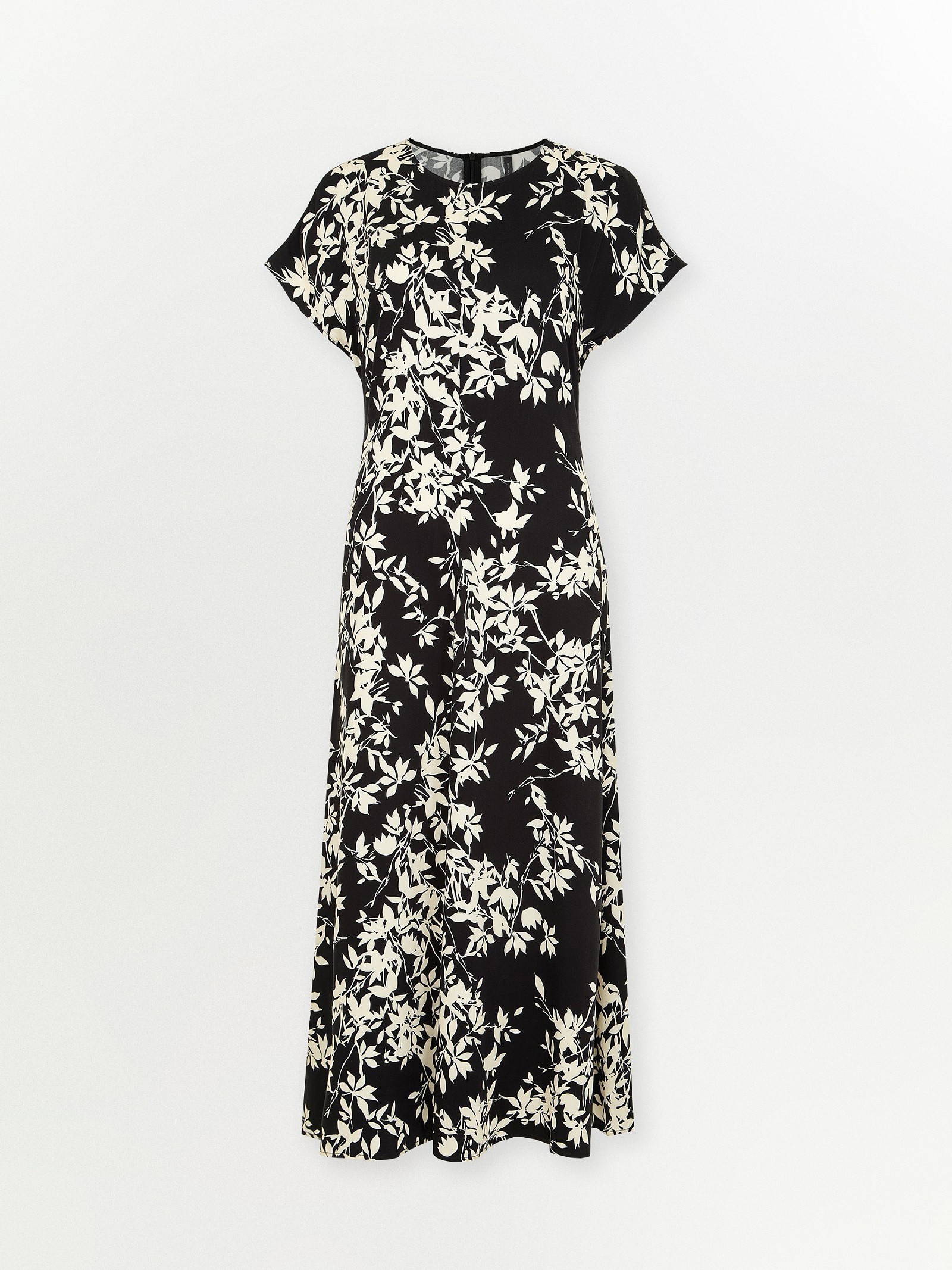 Платье приталенное с принтом