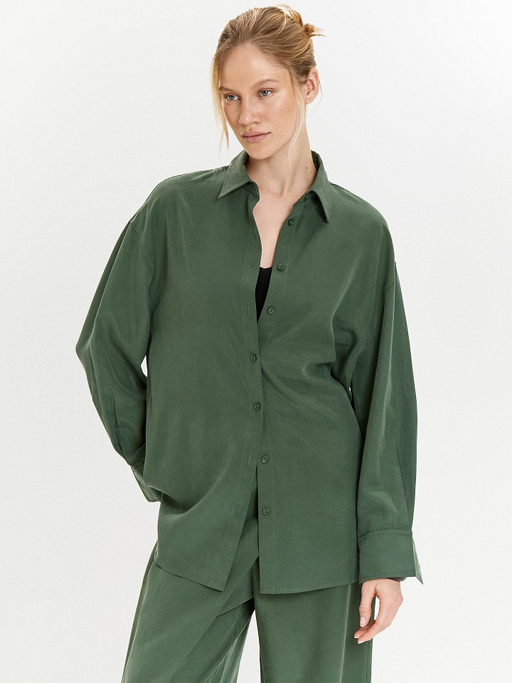 Рубашка прямого кроя