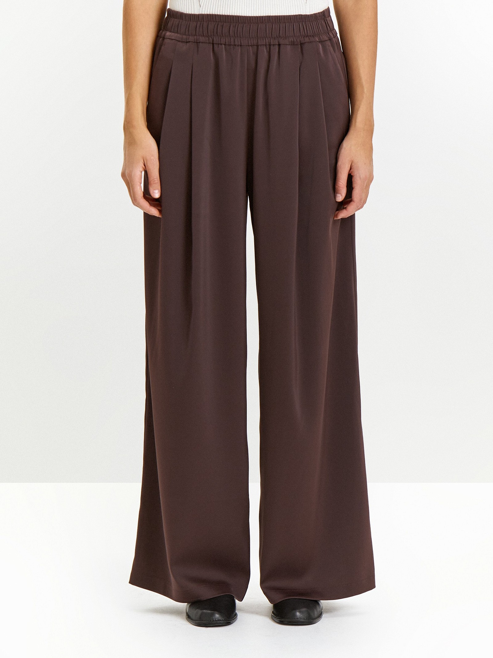 Брюки широкого кроя