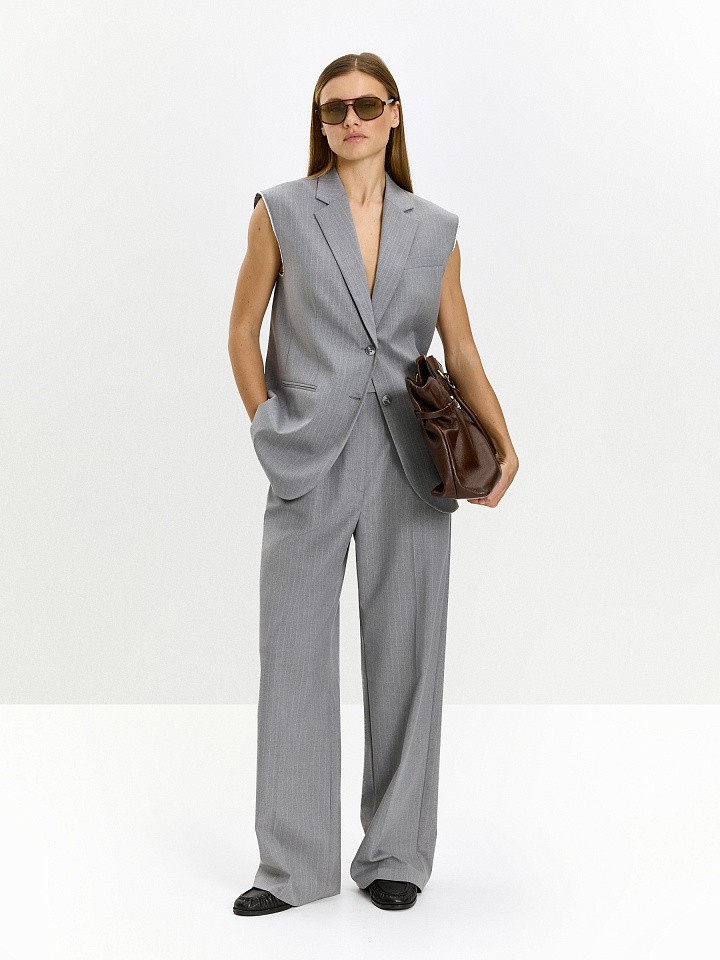 Брюки широкого кроя