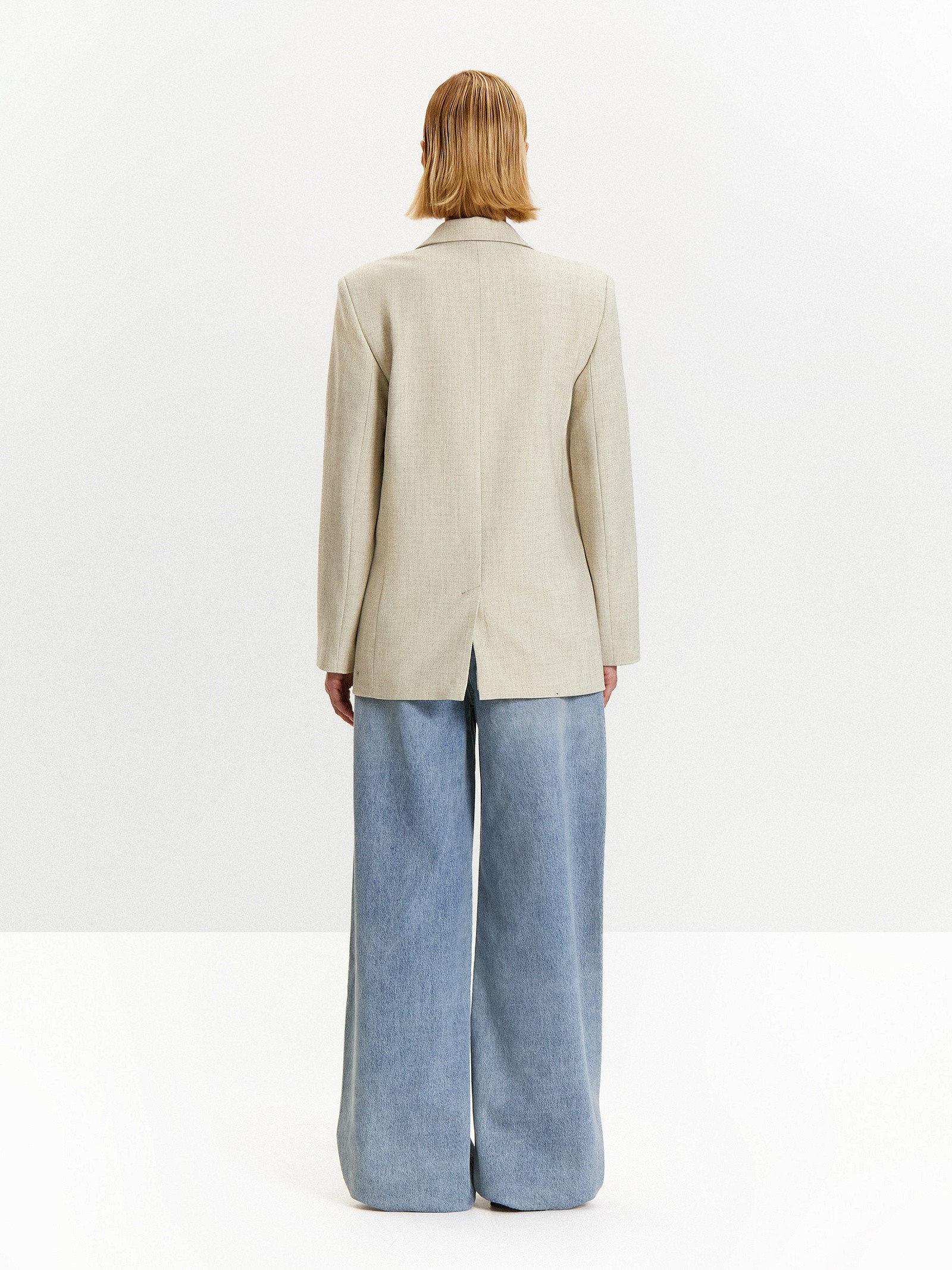 Жакет однотонный