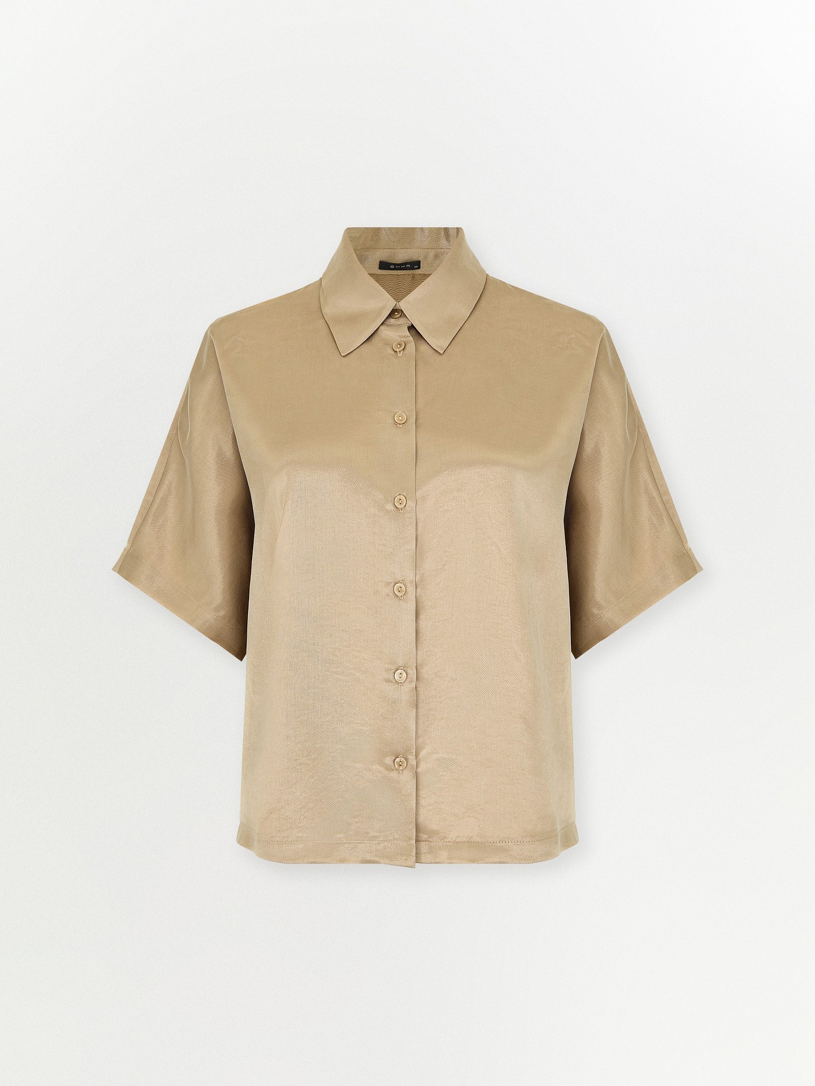 Рубашка однотонная