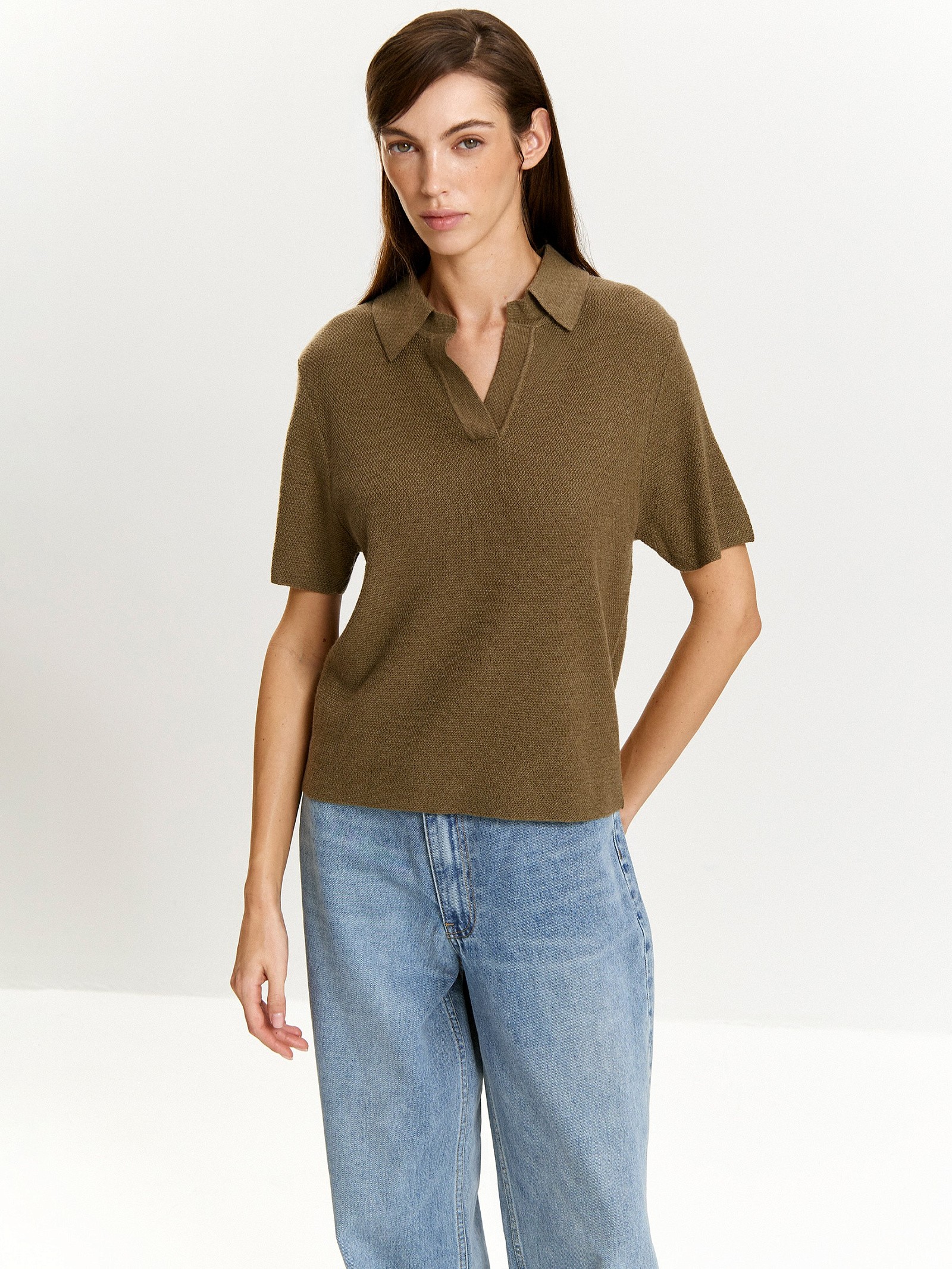 Джемпер с содержанием шерсти