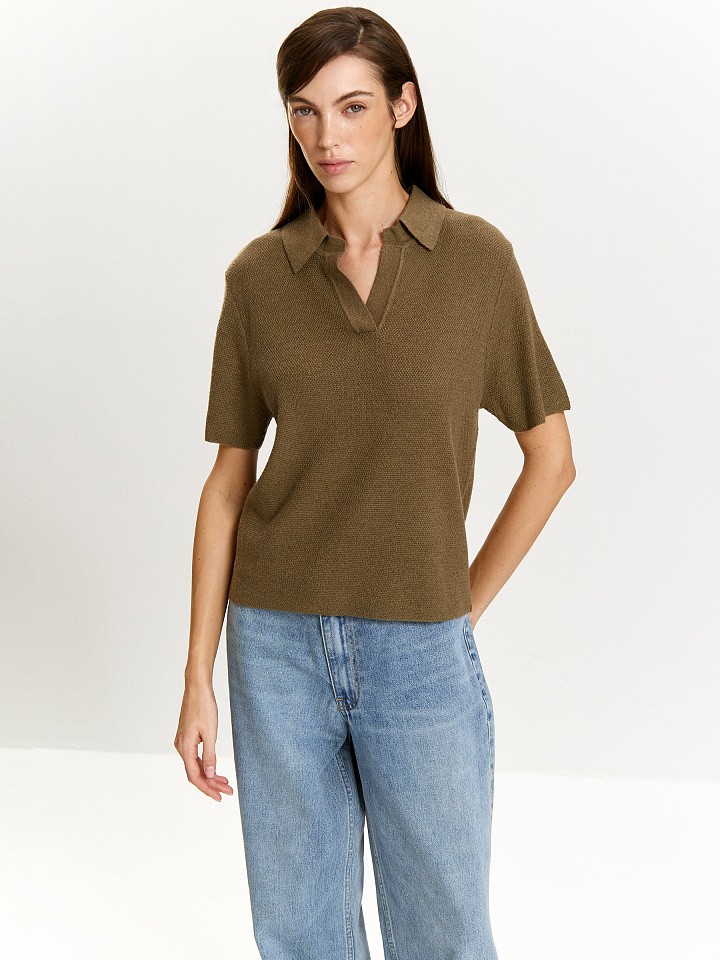 Джемпер с содержанием шерсти