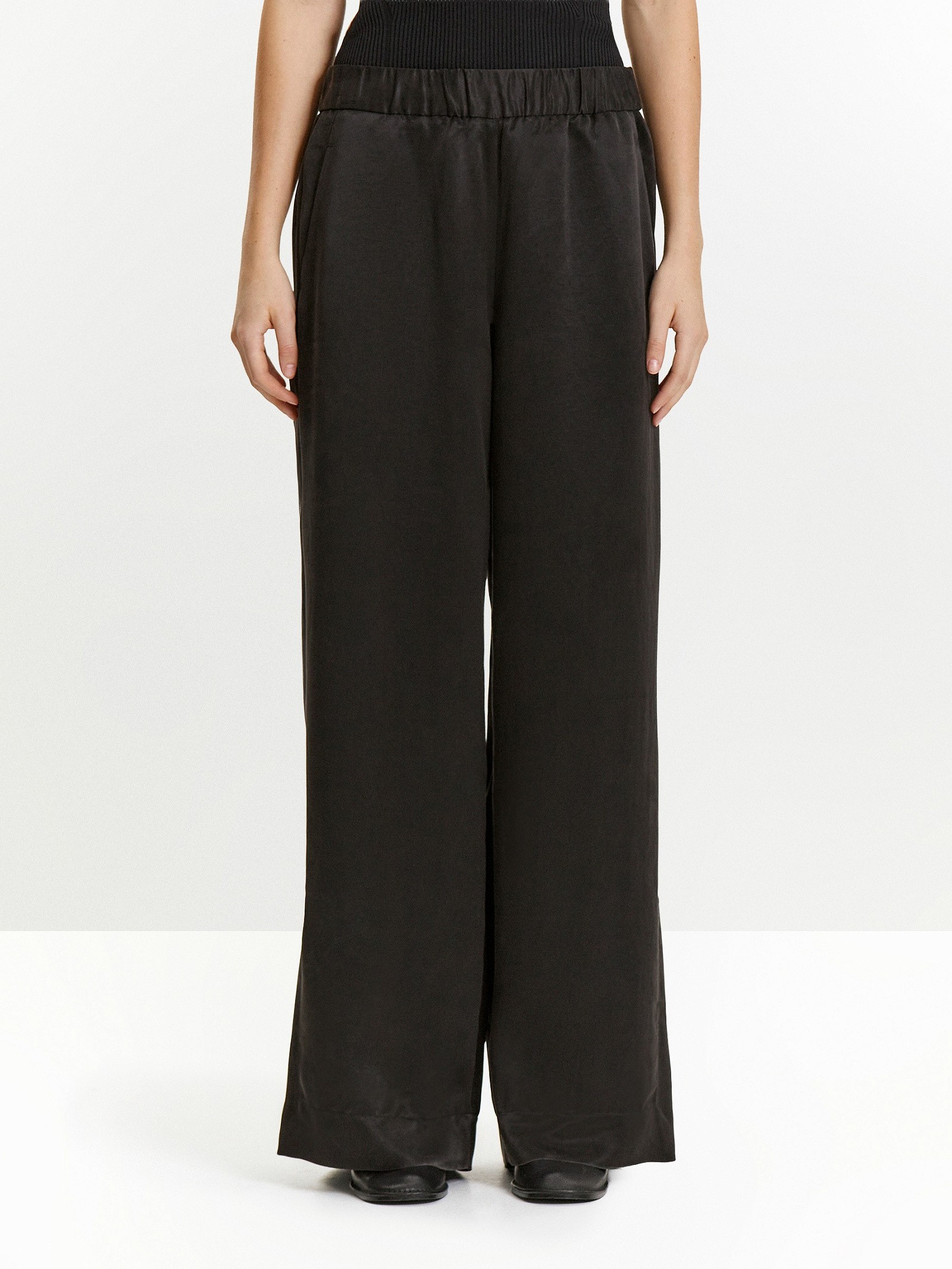 Брюки широкого кроя