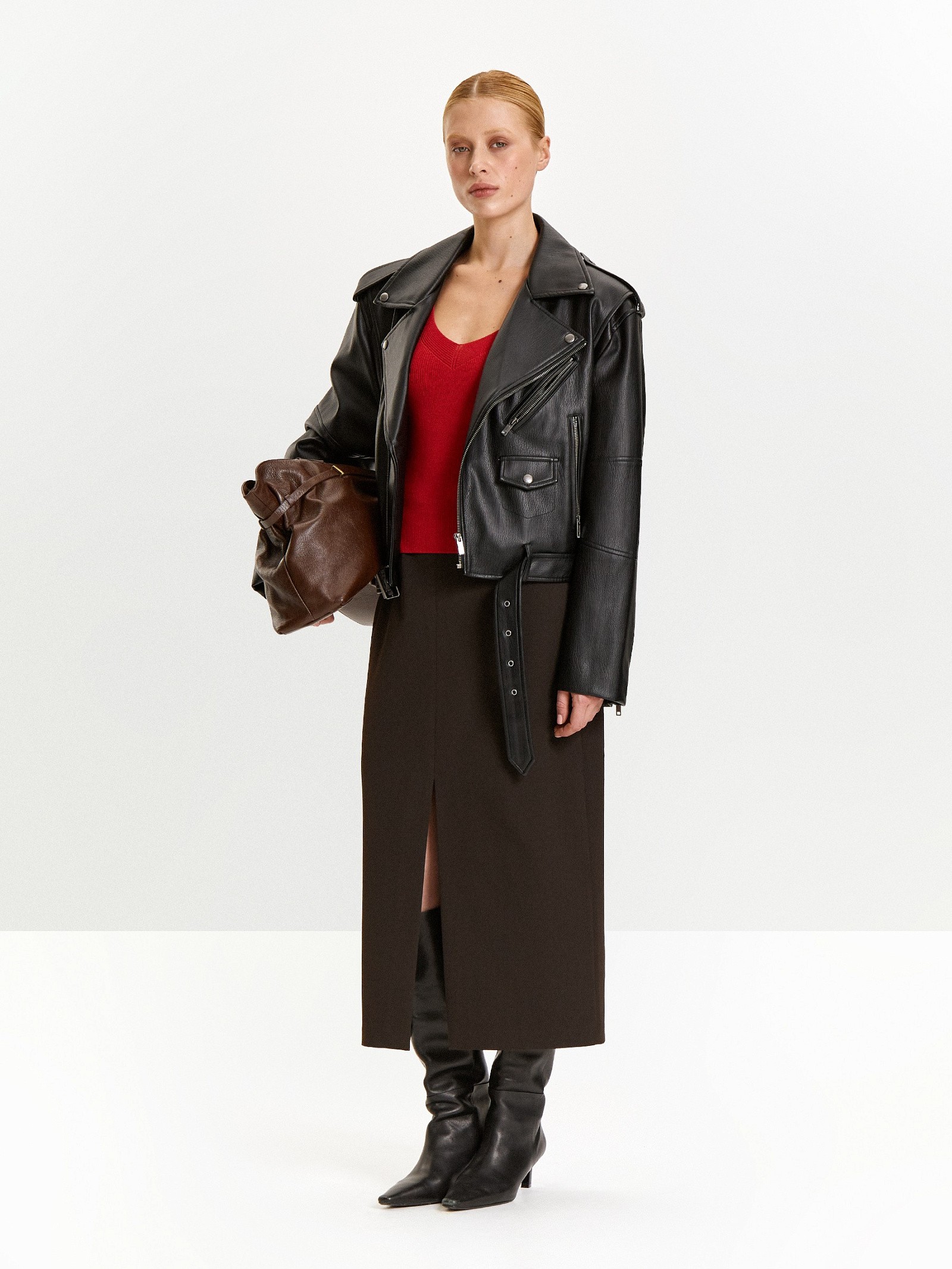 Косуха из экокожи