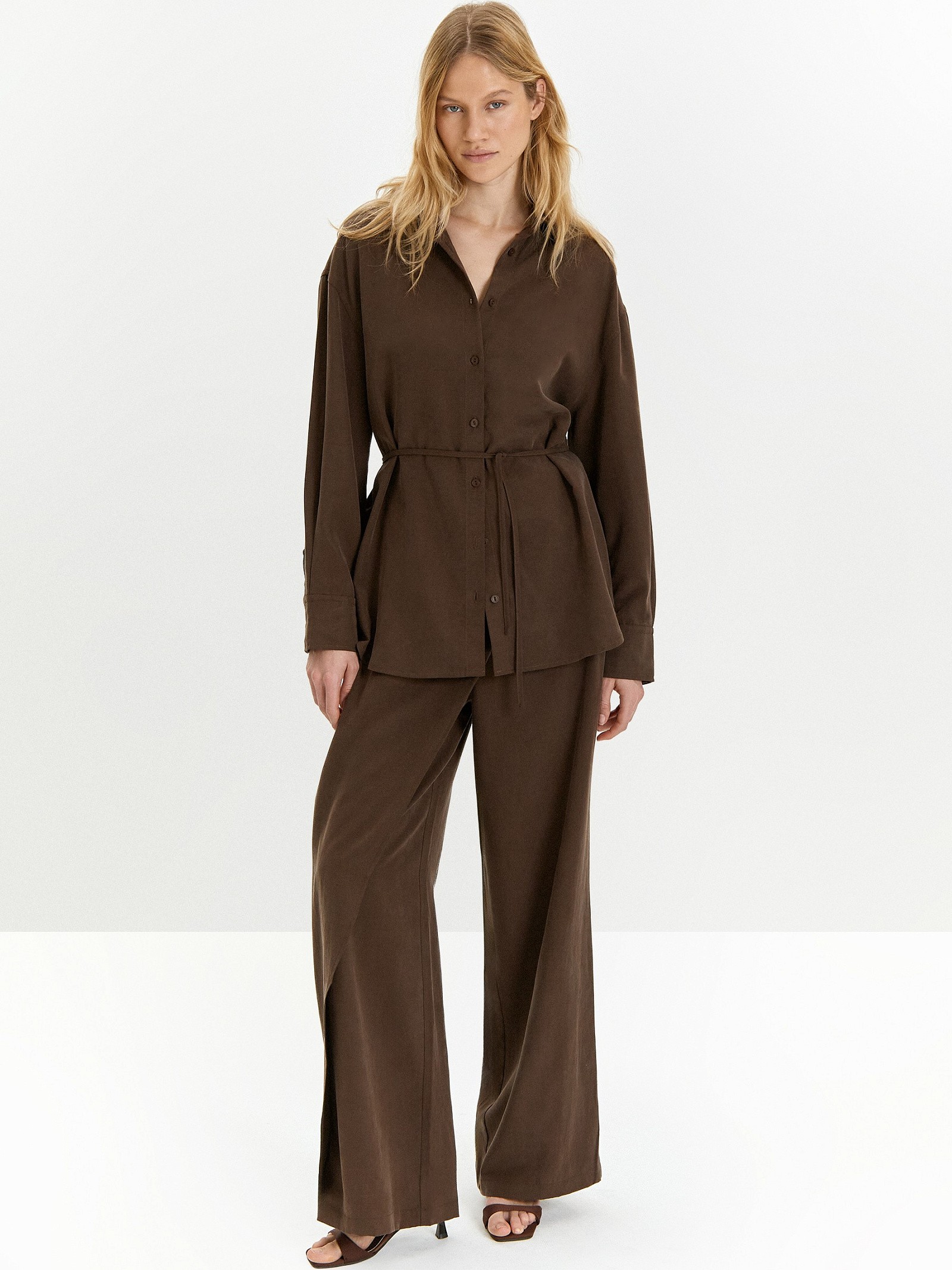 Рубашка прямого кроя