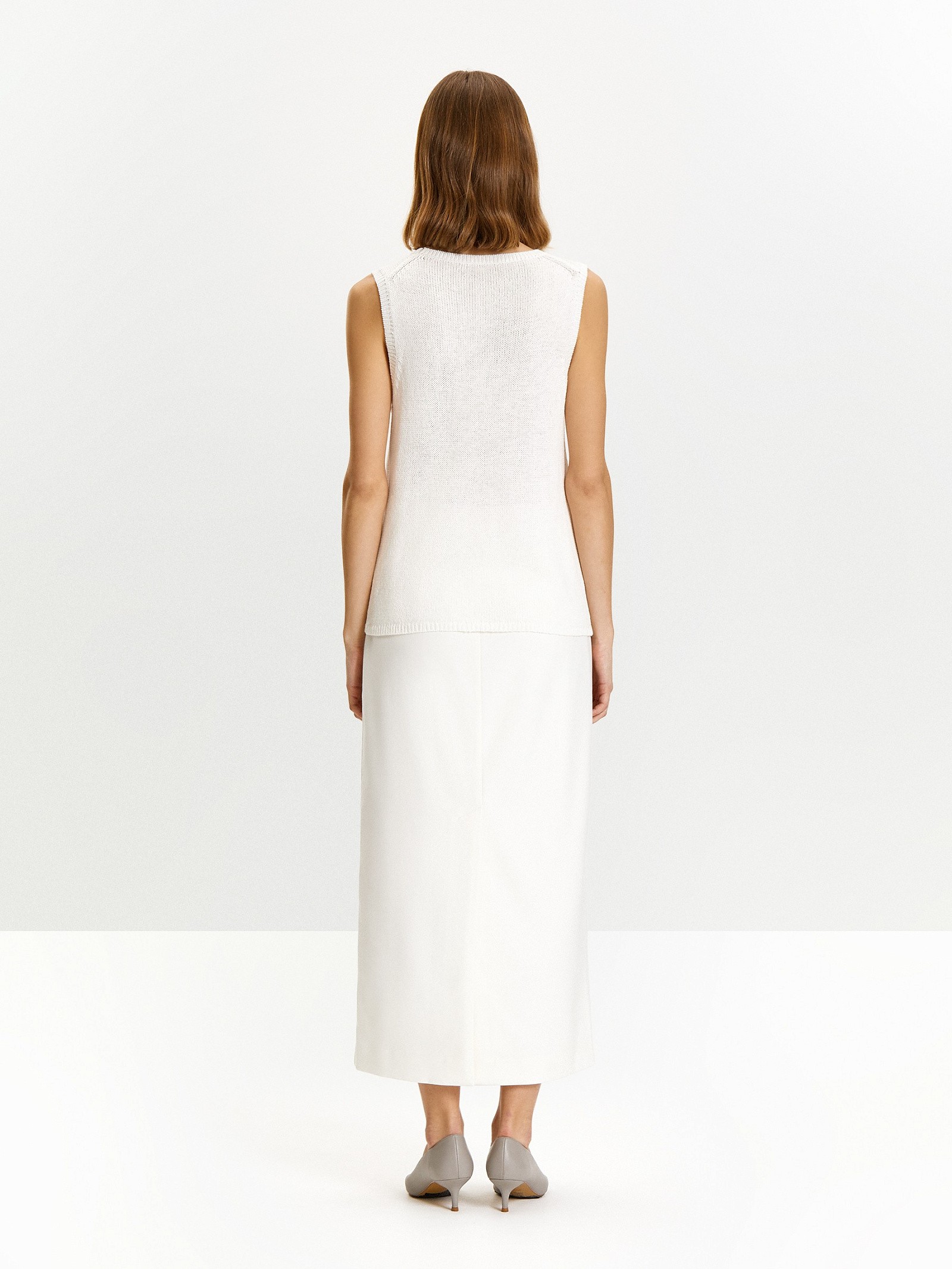 Топ с содержанием льна