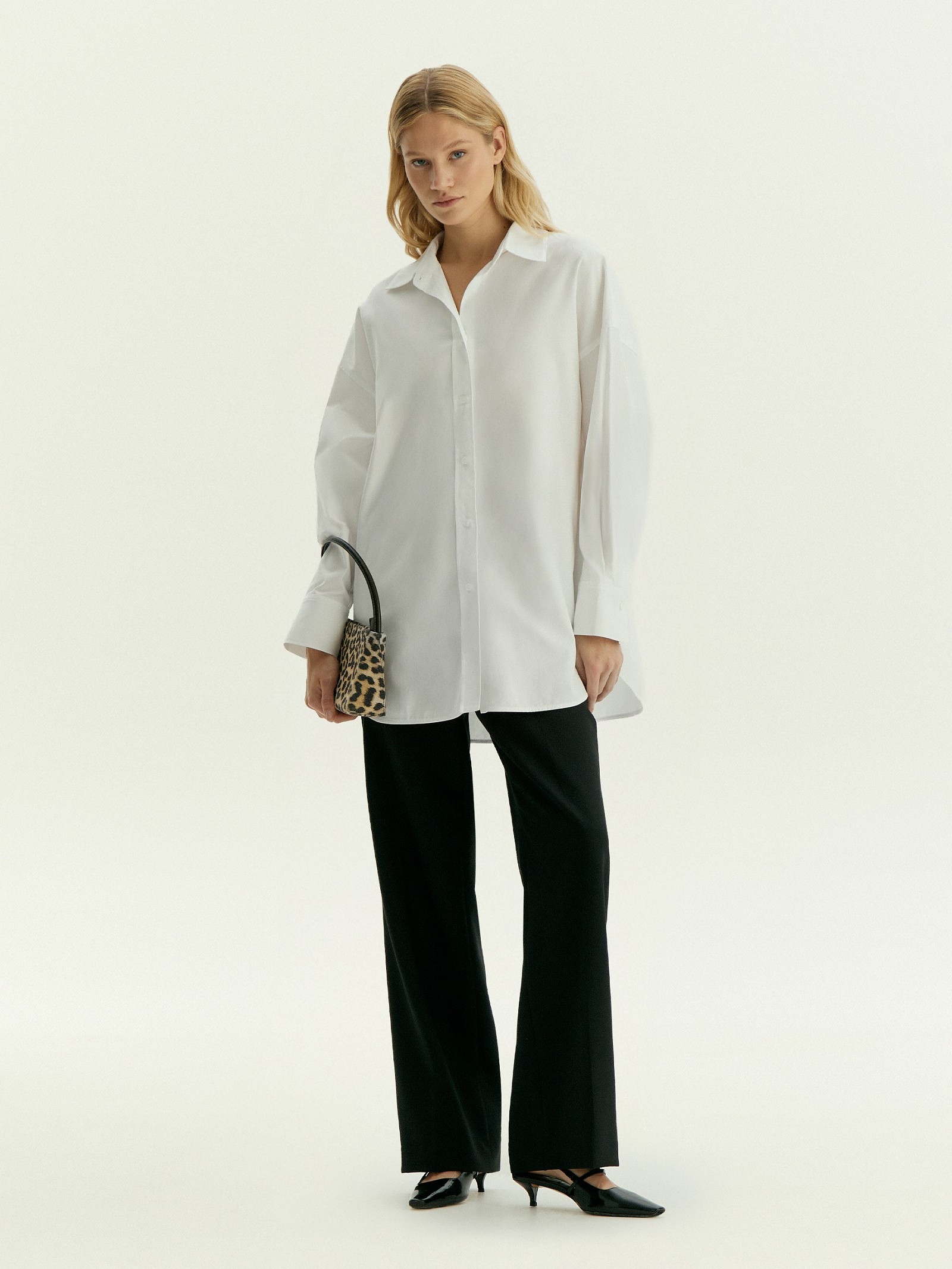 Рубашка из хлопка Оксфорд