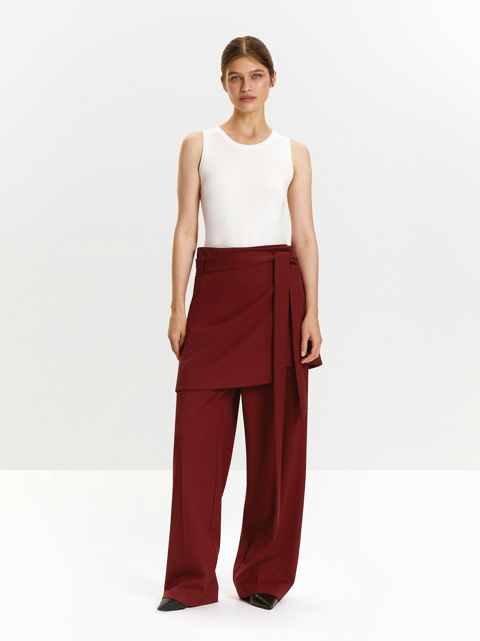 Брюки прямого кроя