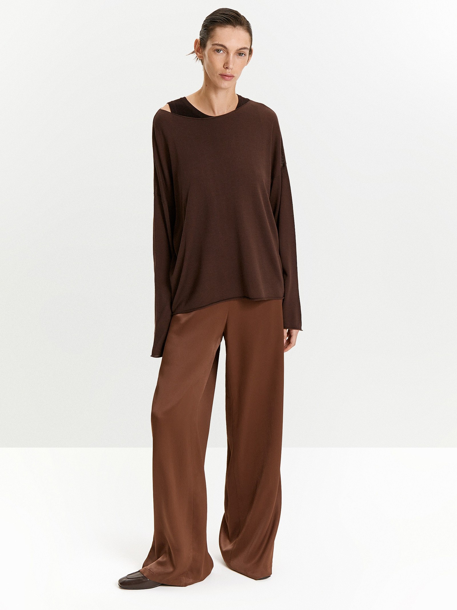 Джемпер с содержанием шелка