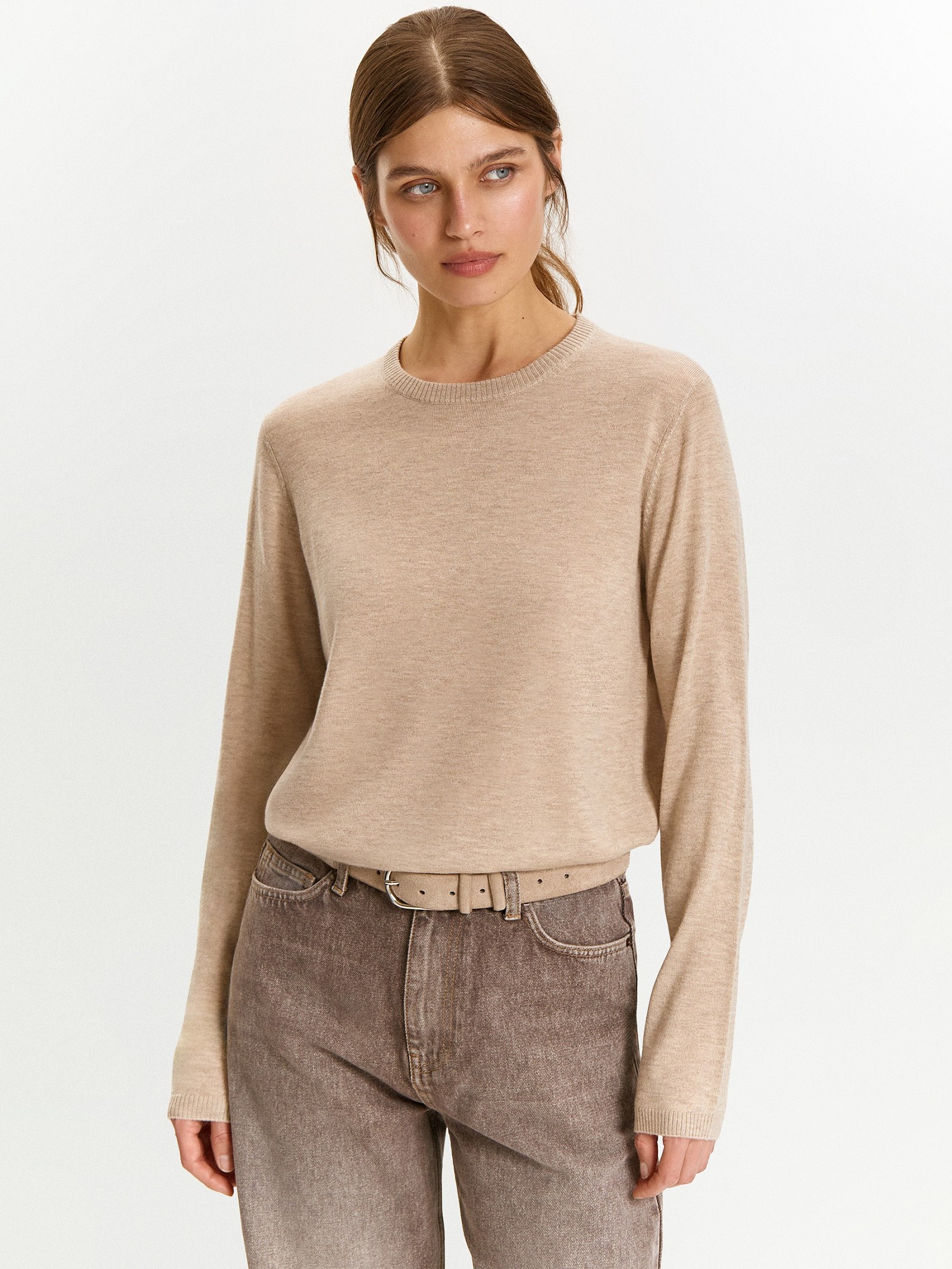 Джемпер с содержанием шерсти