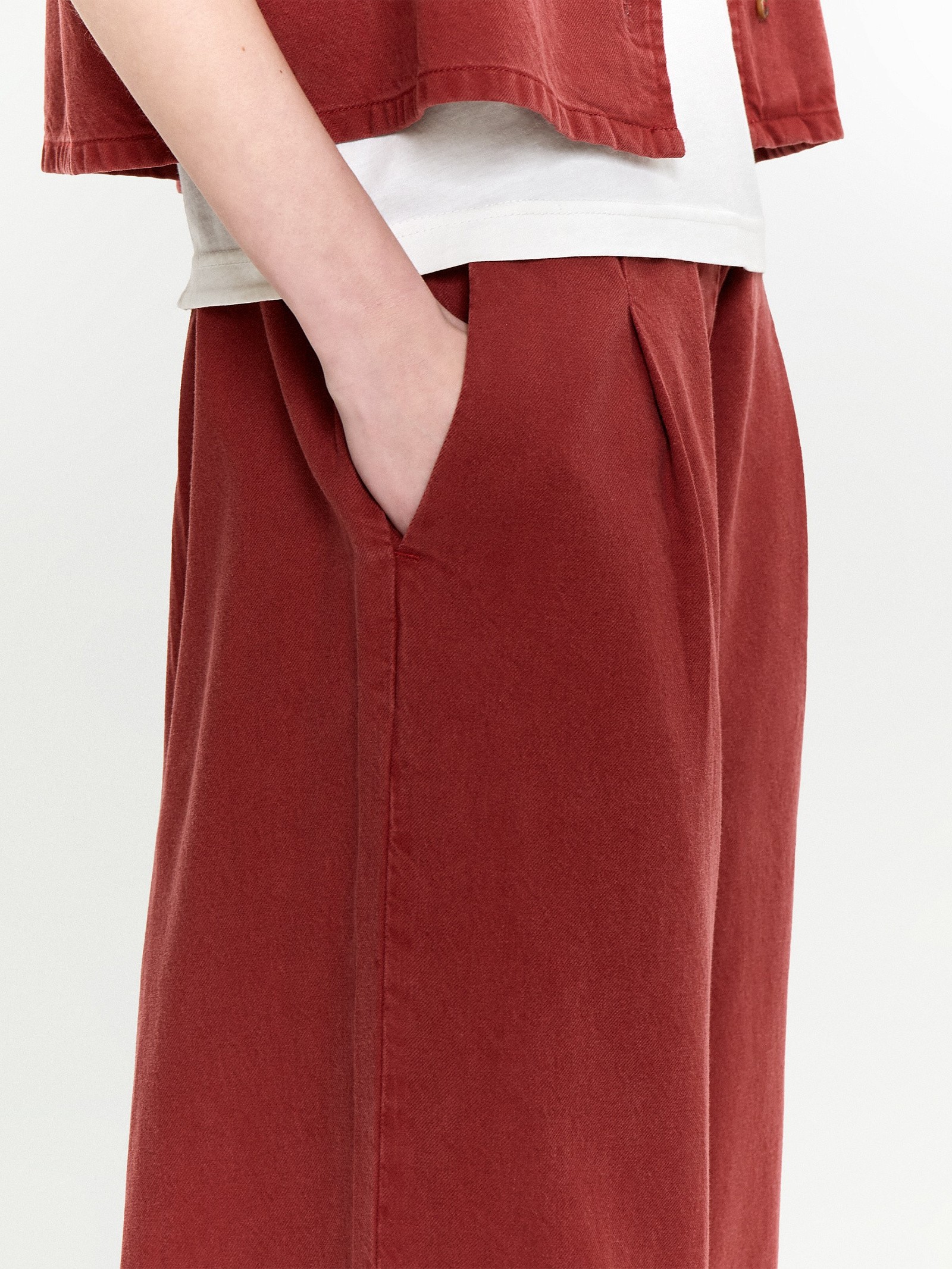 Брюки широкого кроя