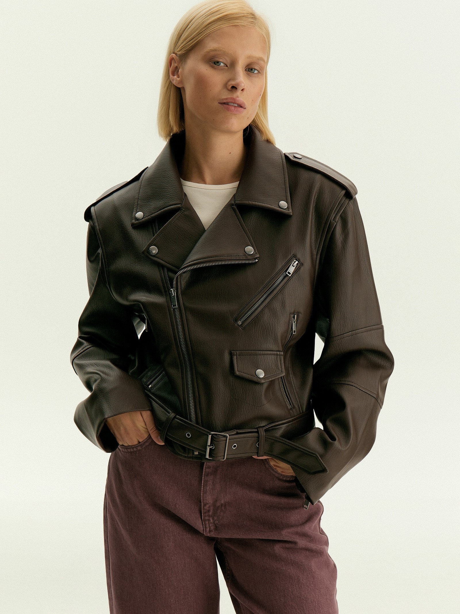 Косуха из экокожи