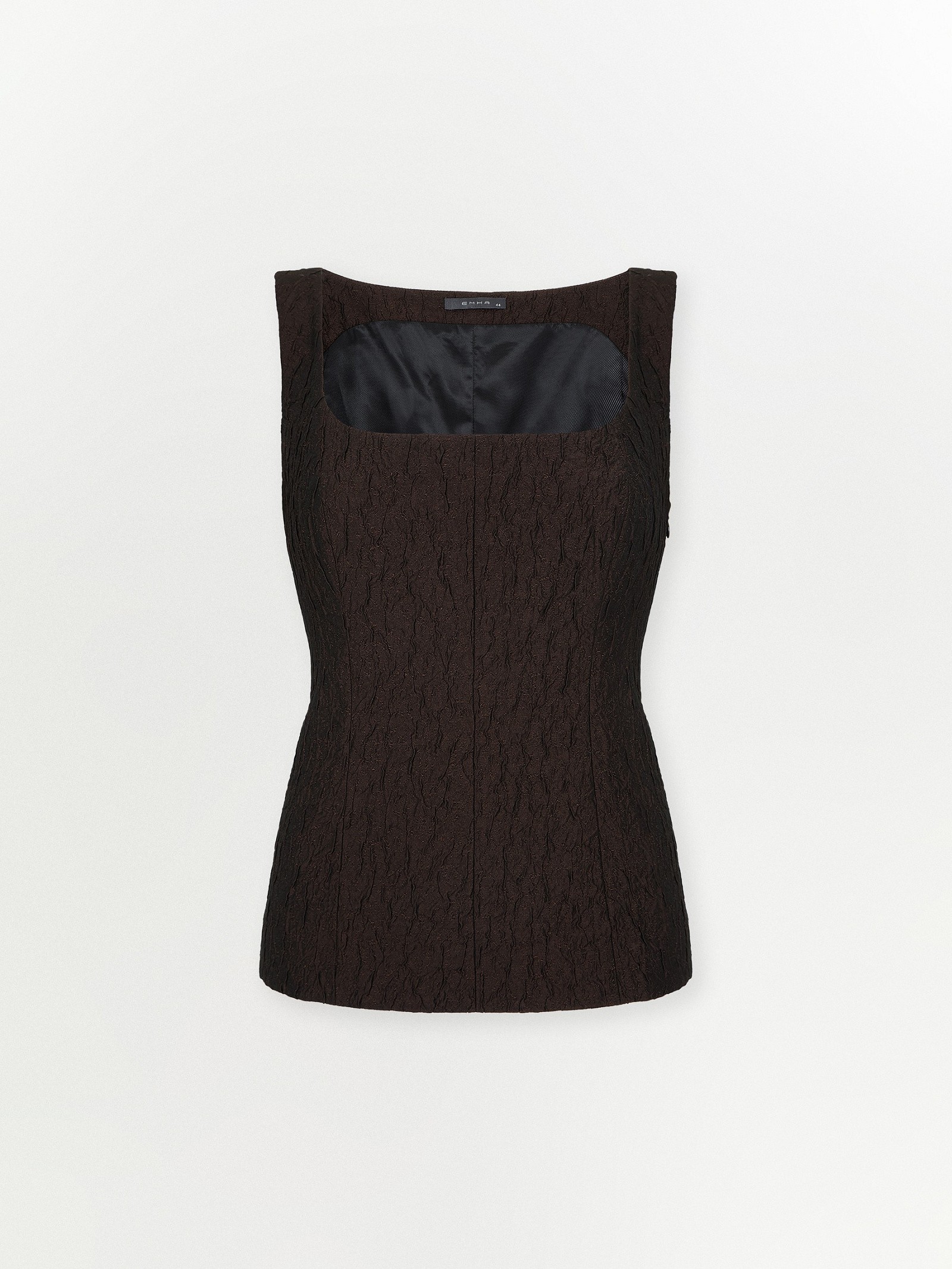 Однотонный топ