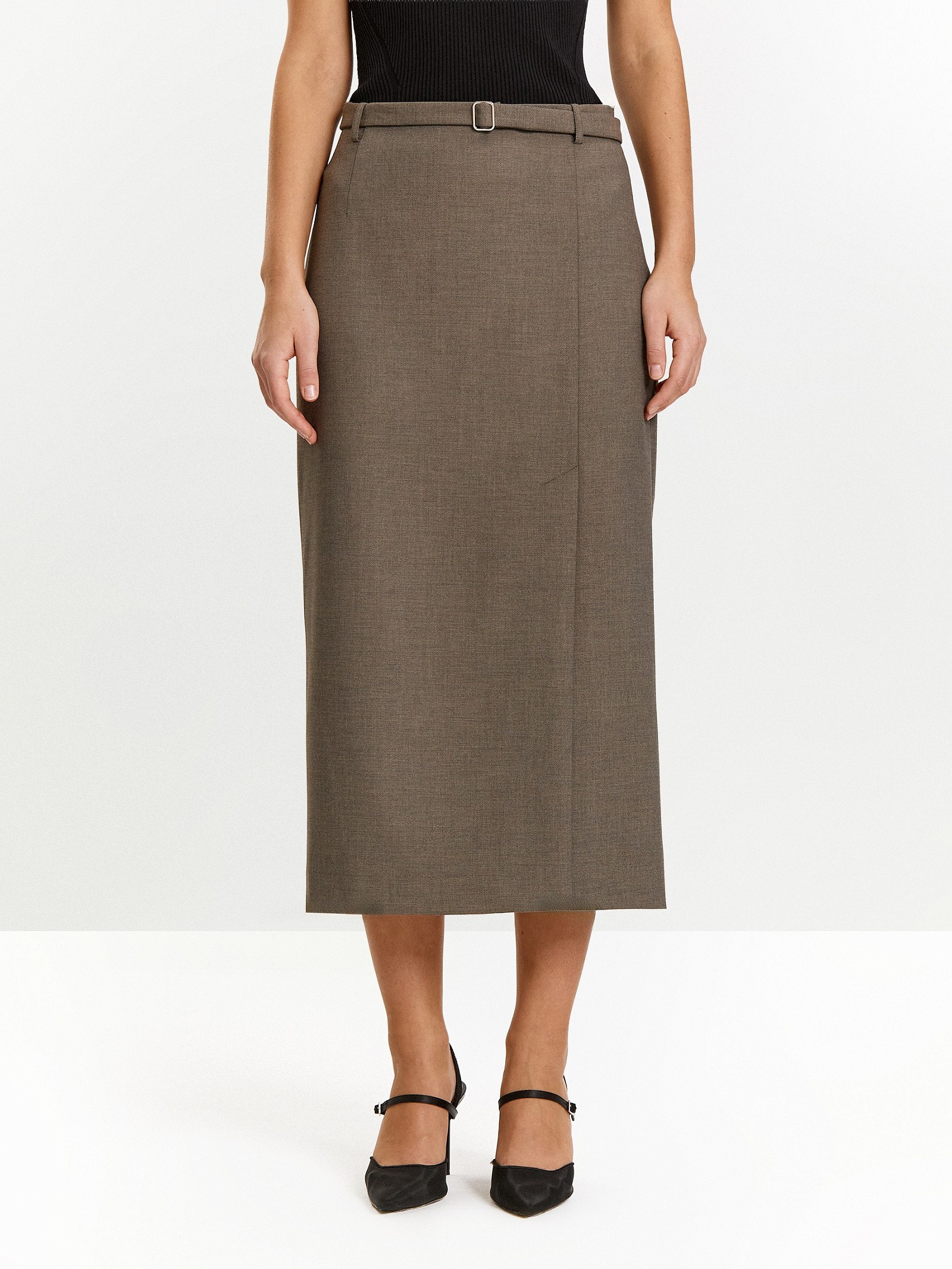 Юбка с поясом