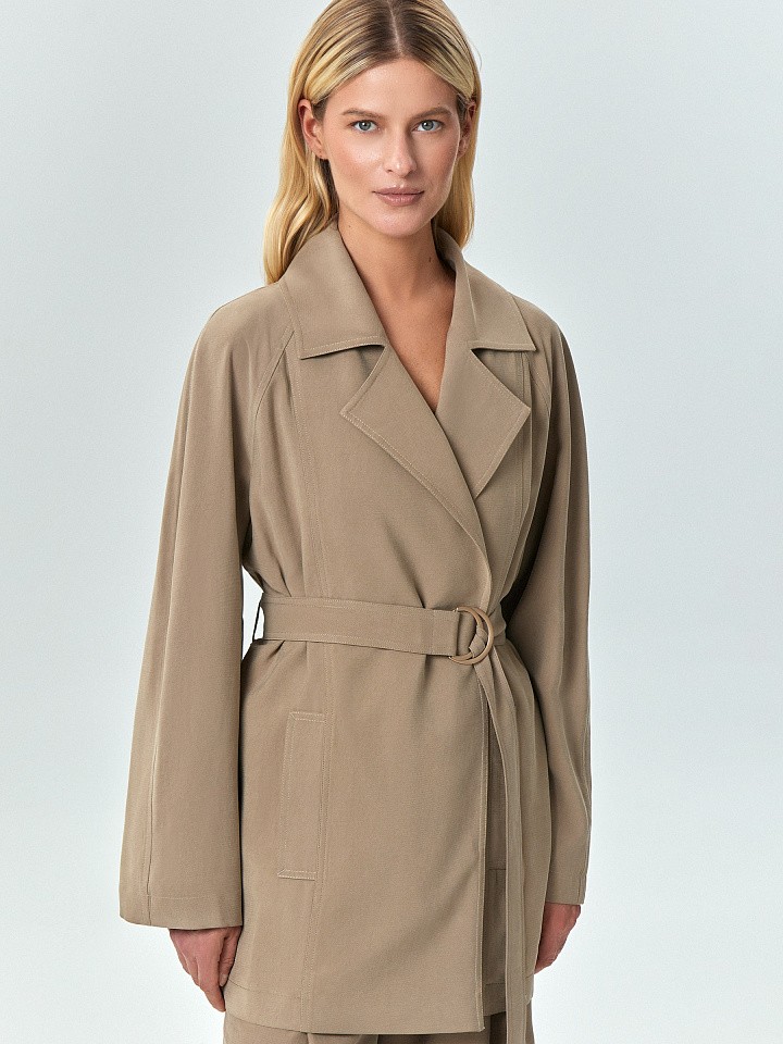 Жакет с поясом