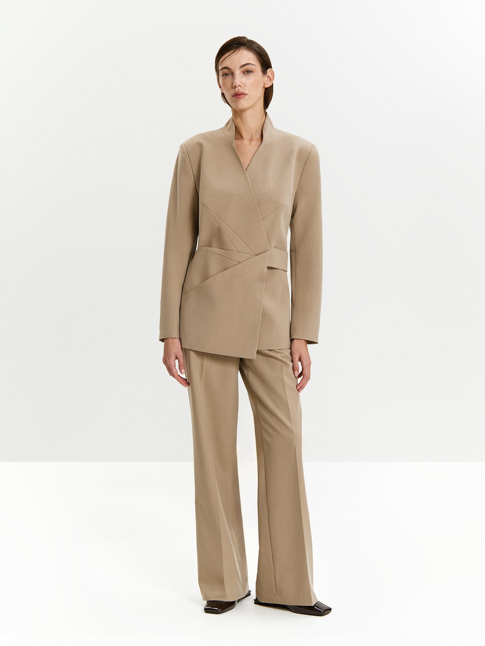 Жакет без лацканов