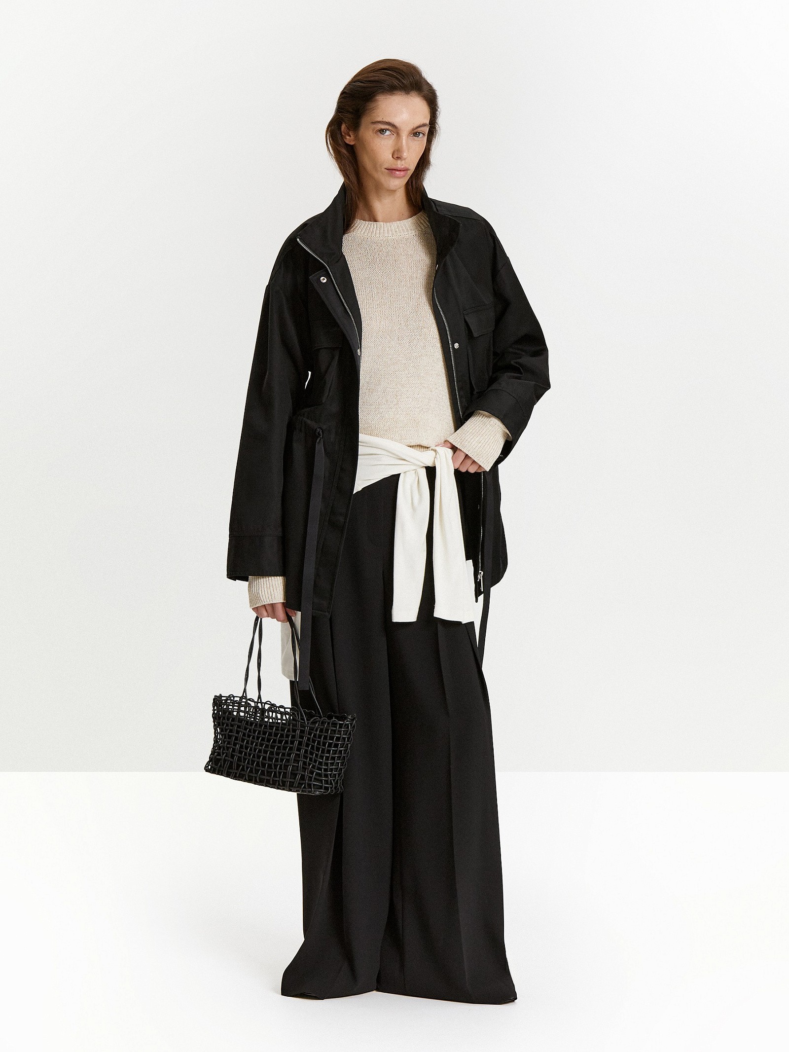 Плащ из хлопка