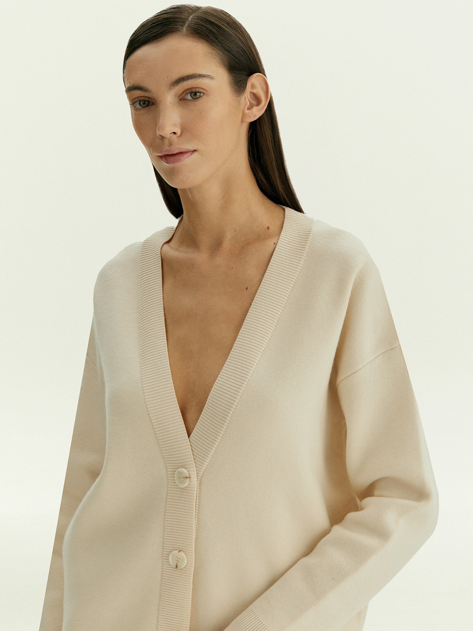 Кардиган из трикотажа