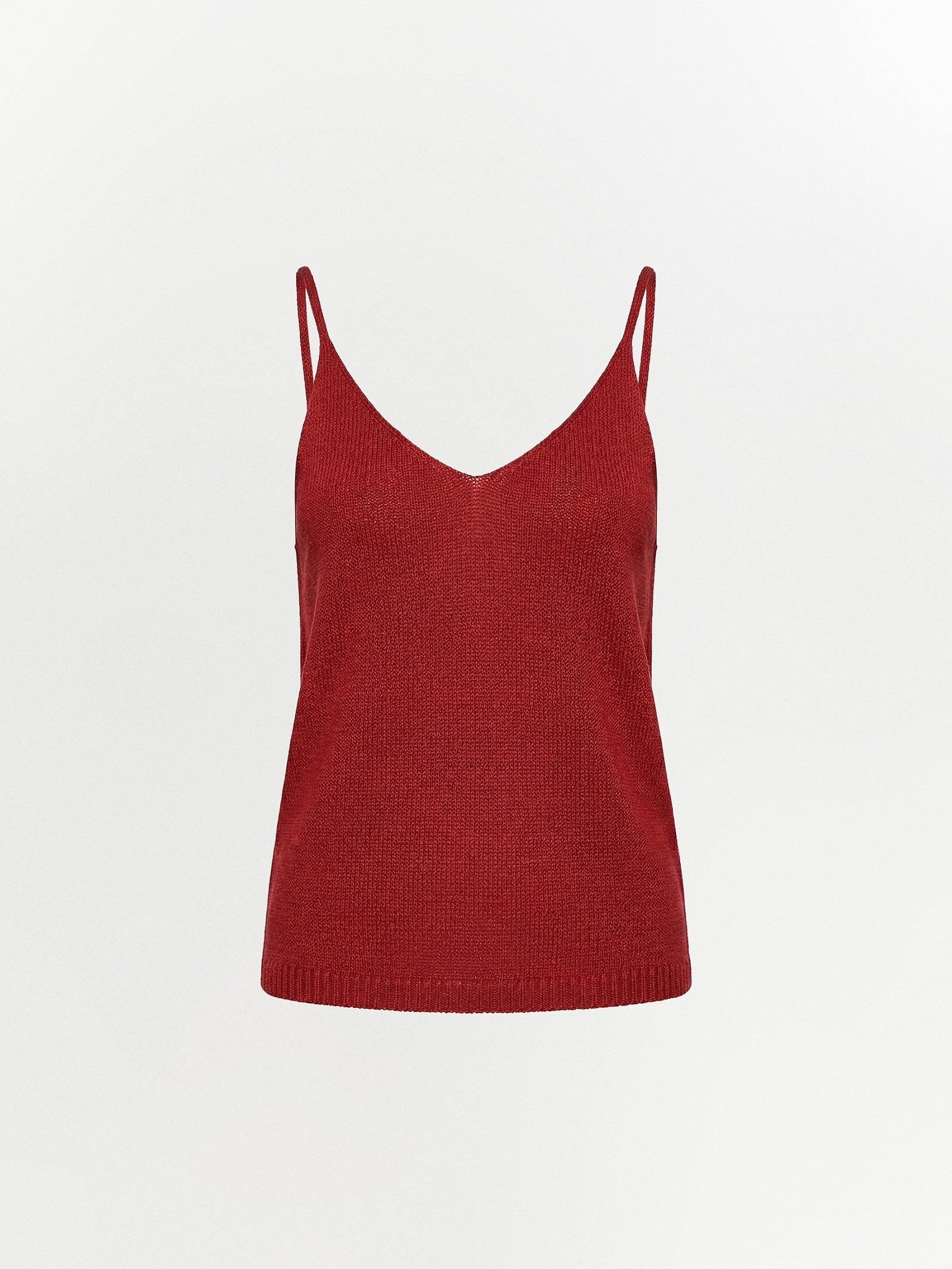 Трикотажный топ с металлизированной нитью