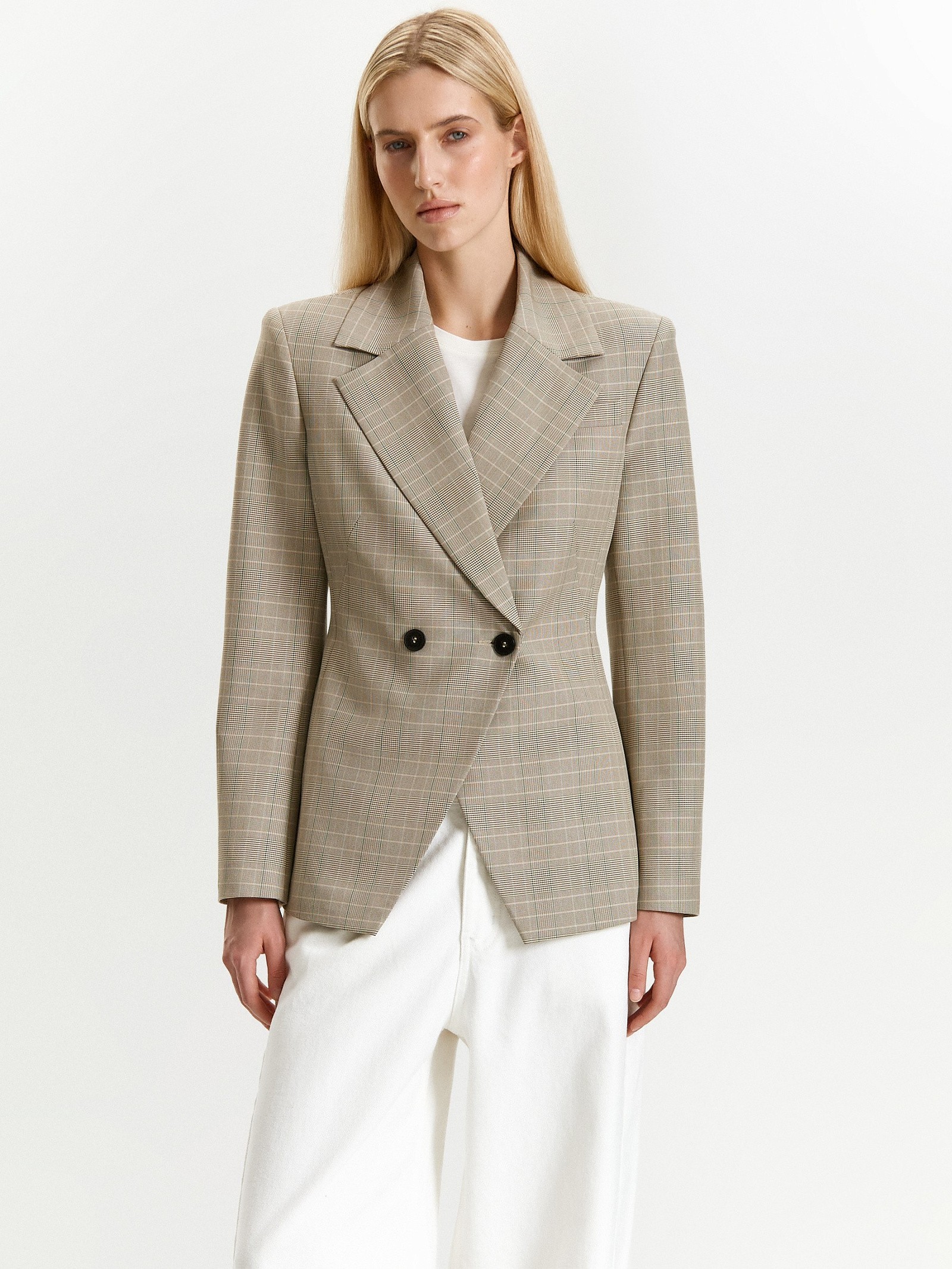 Жакет в клетку