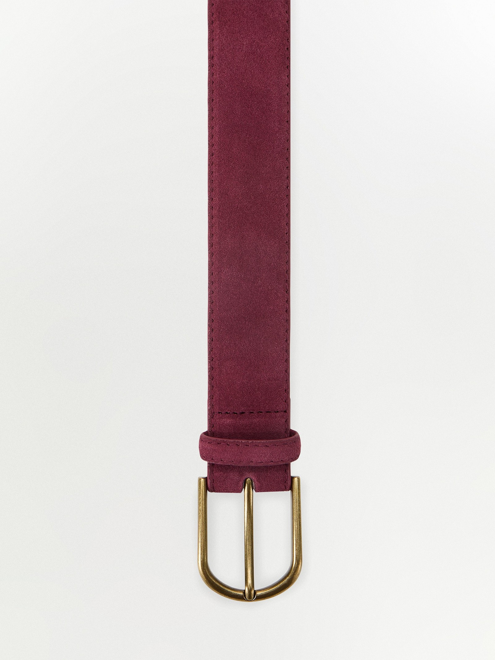 Ремень из натуральной замши