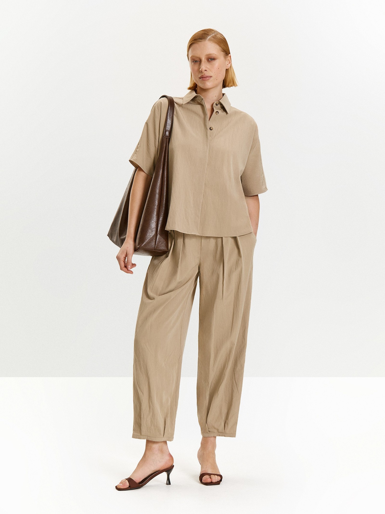 Рубашка свободного кроя