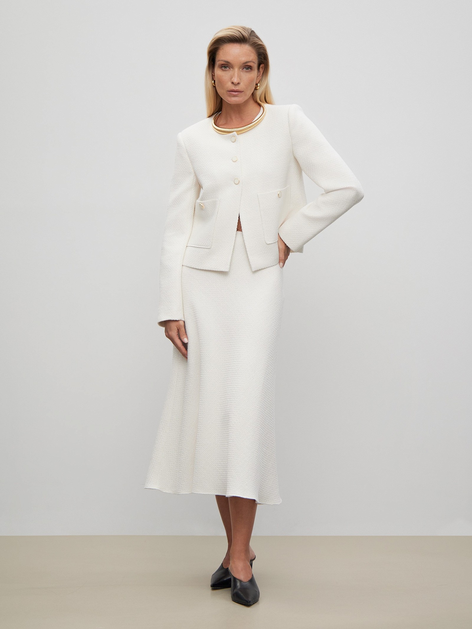 Юбка а-силуэта из 100% вискозы