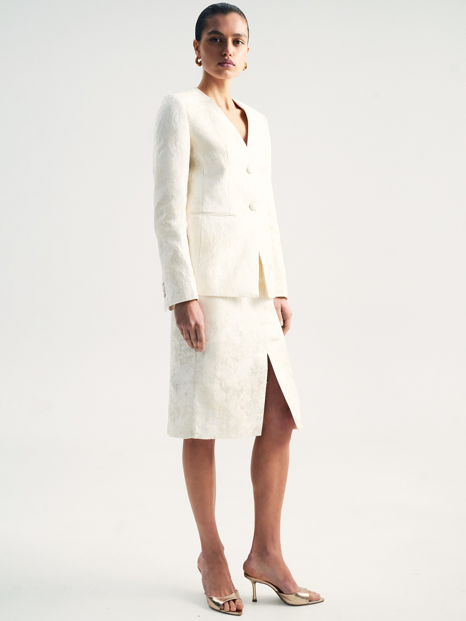 Юбка из жаккарда