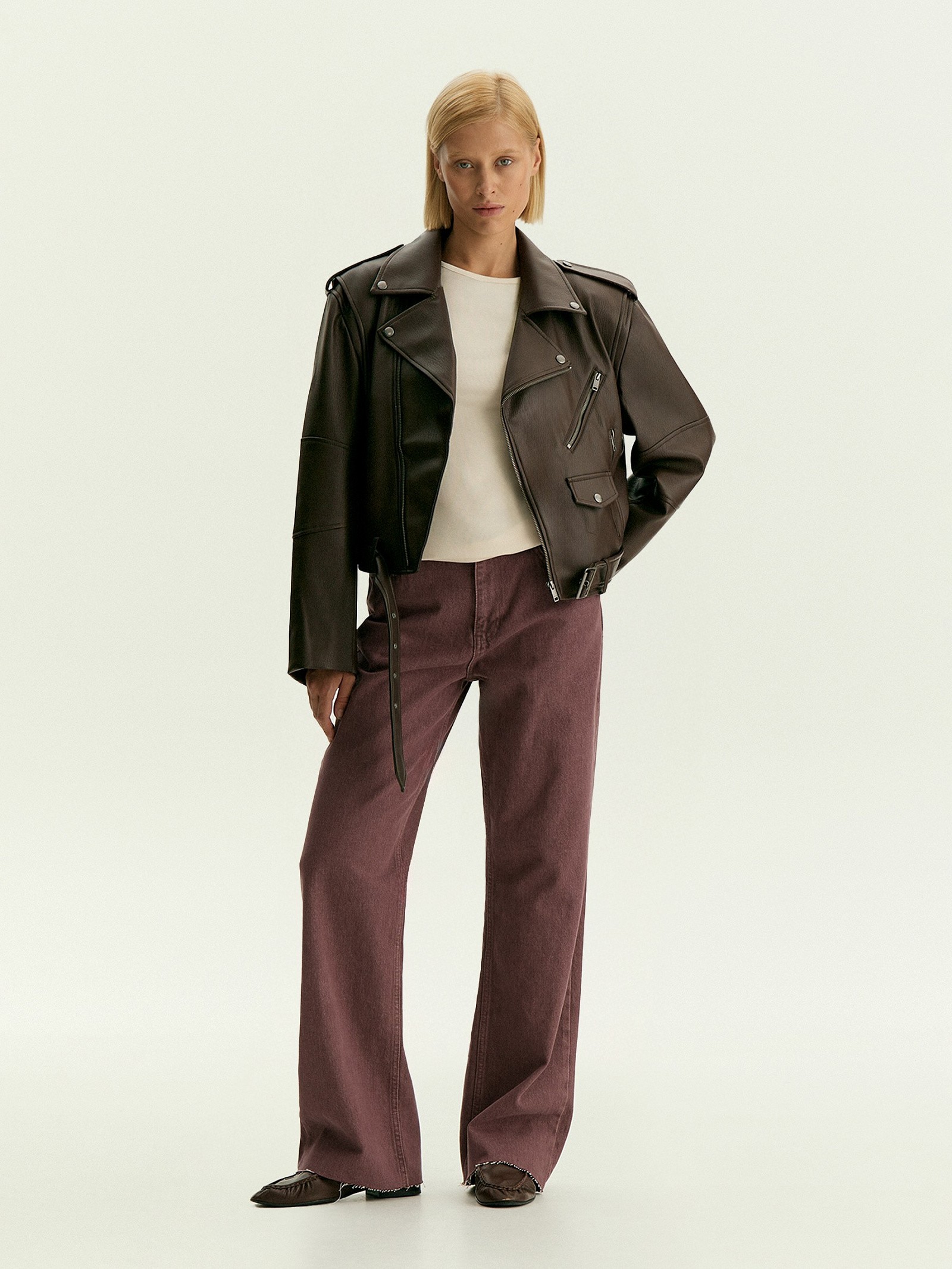 Косуха из экокожи