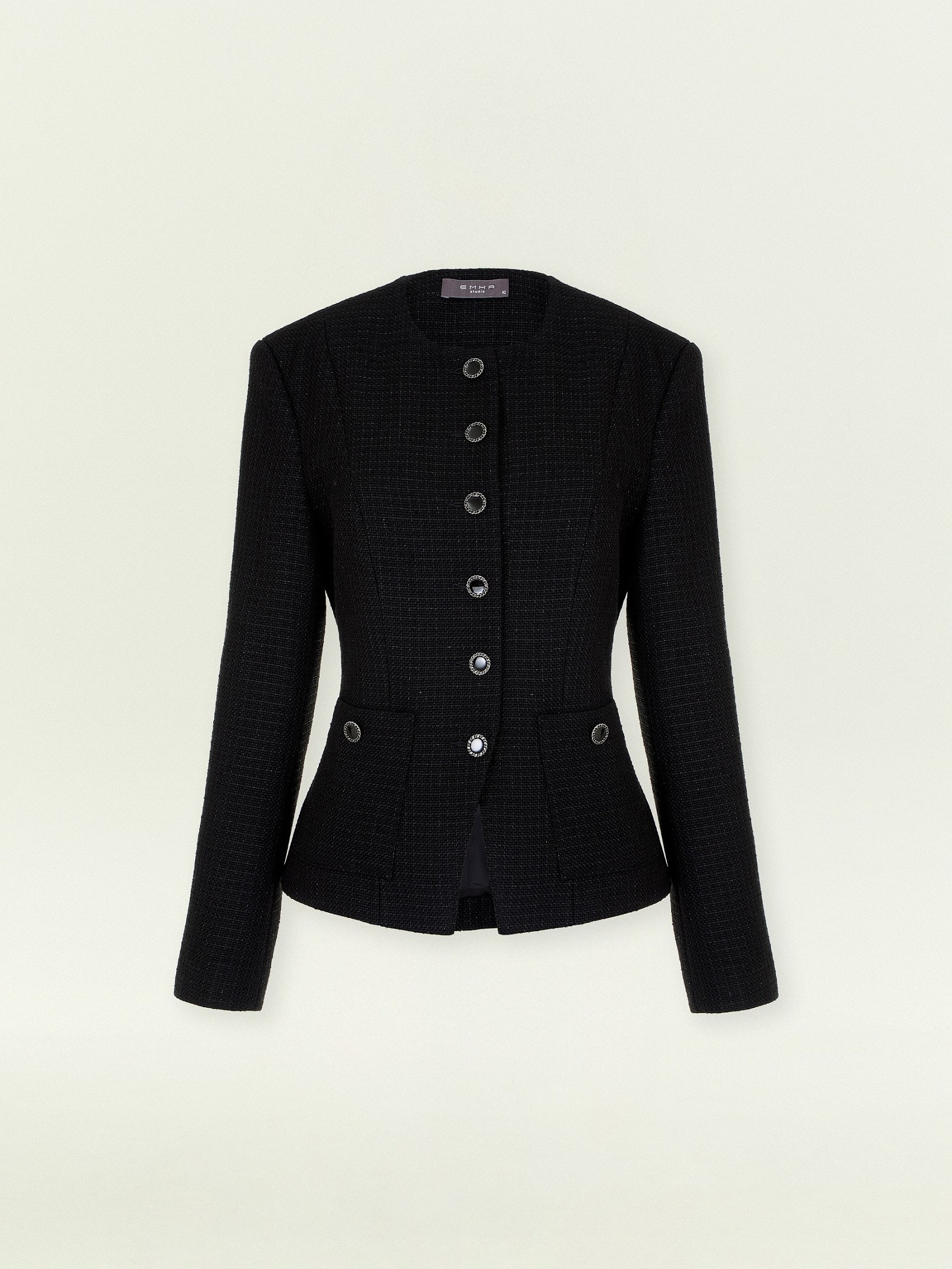 Жакет приталенного кроя из вискозы