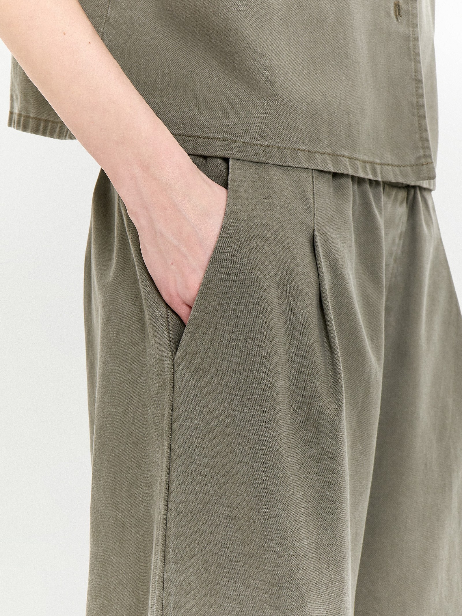 Брюки широкого кроя