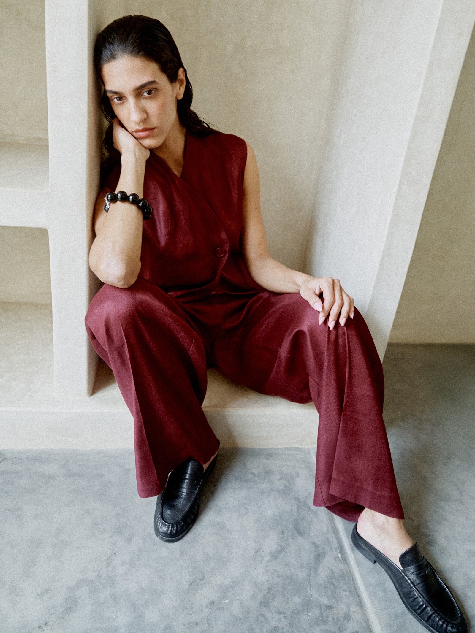 Брюки палаццо