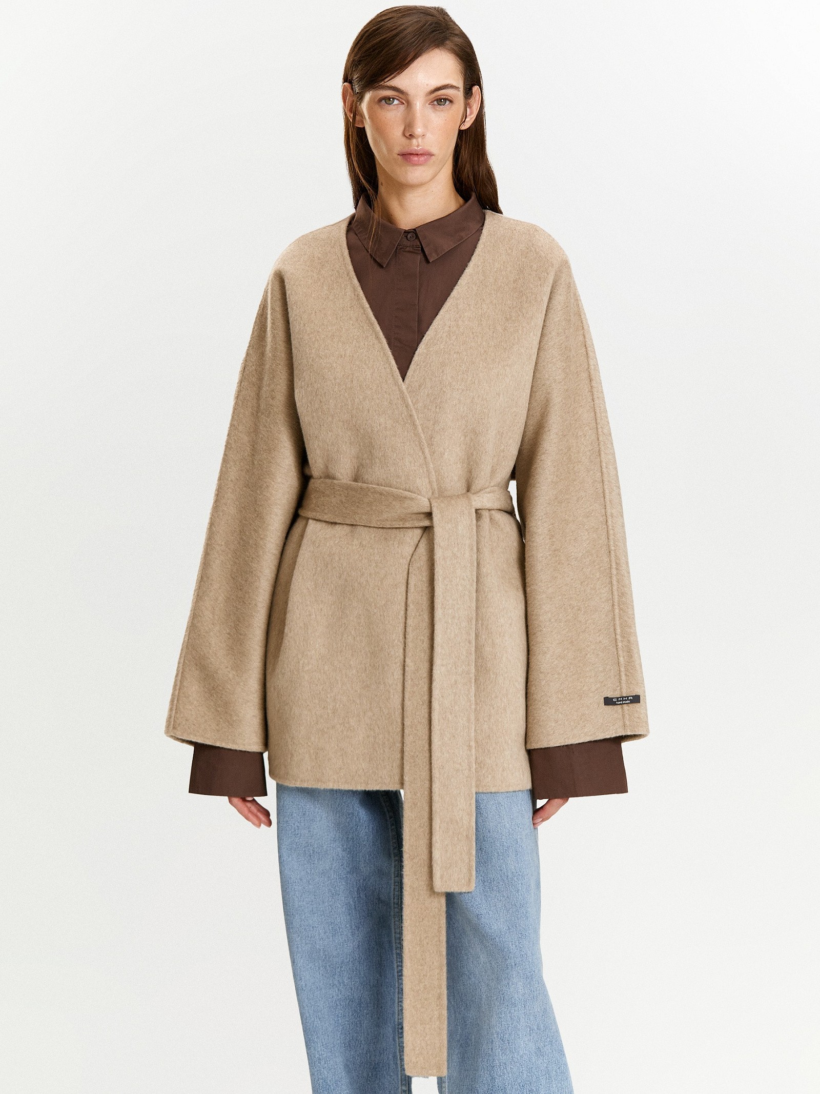 Полупальто из шерсти