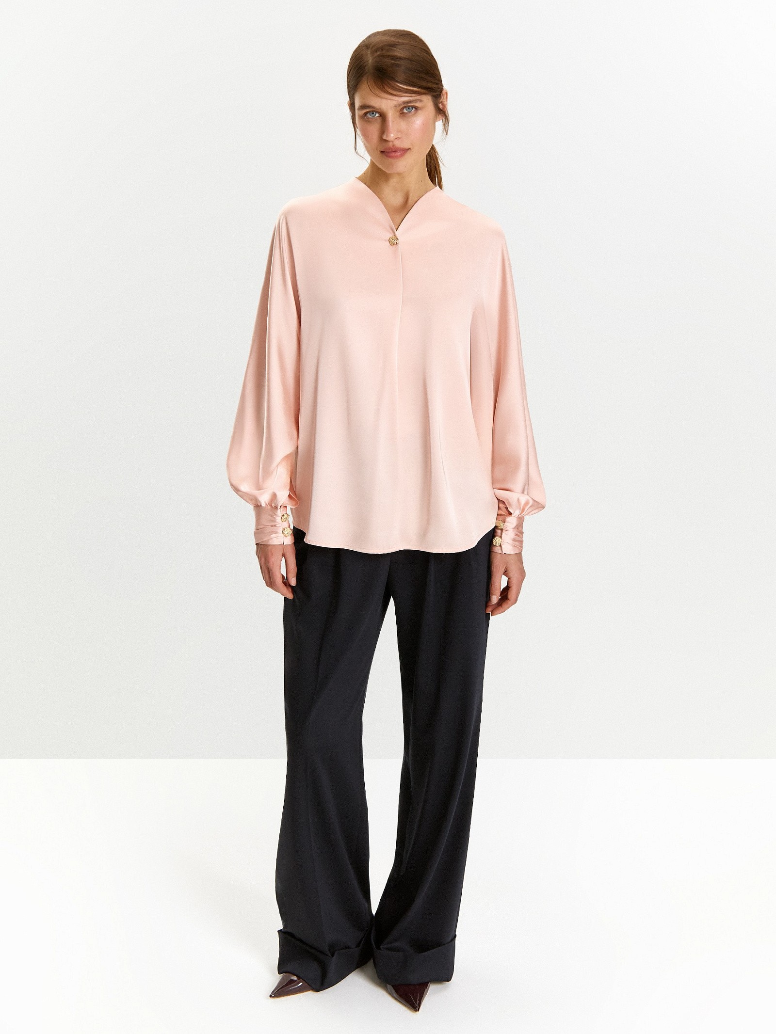 Блузка с длинным рукавом