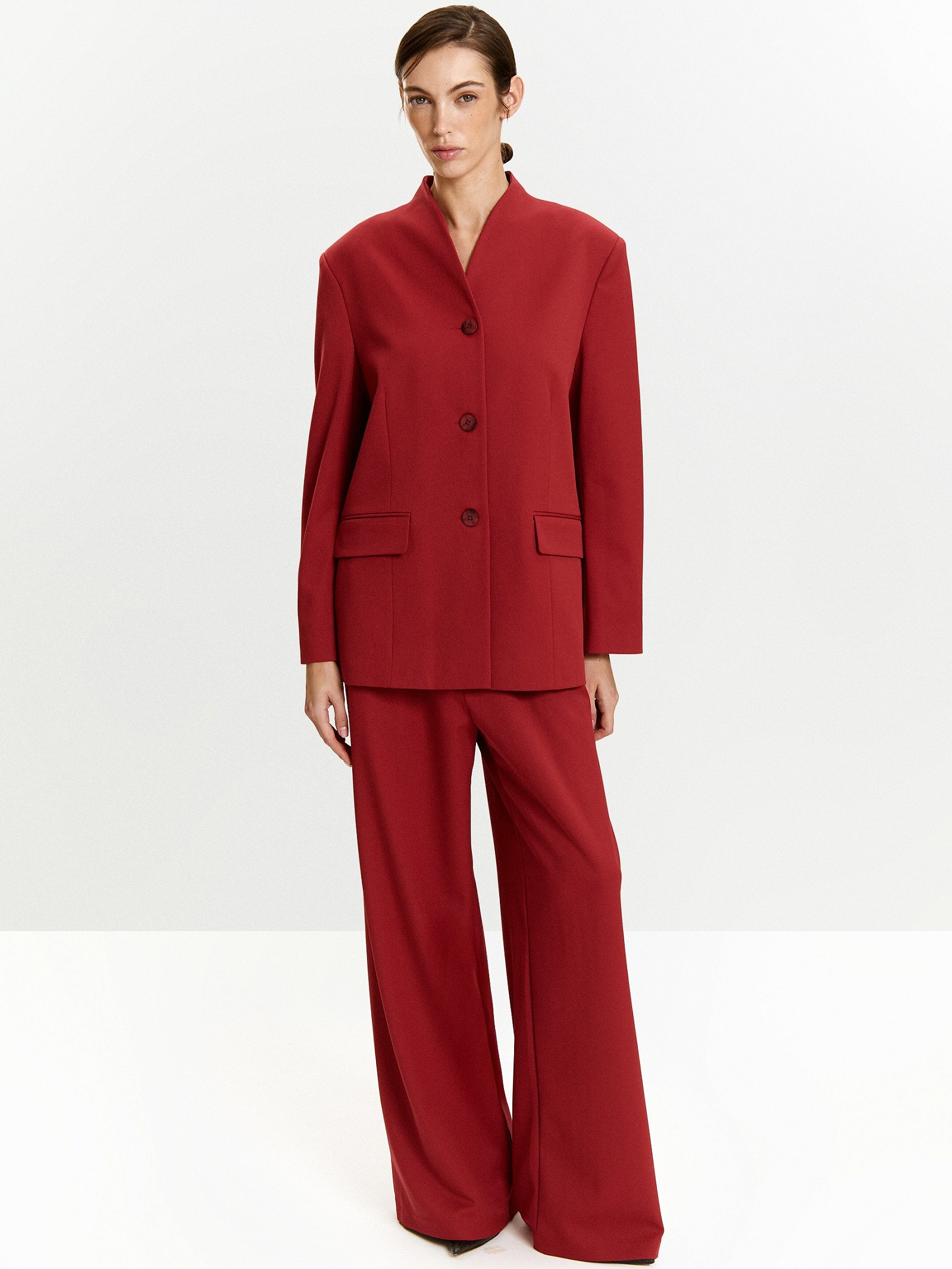 Брюки широкого кроя