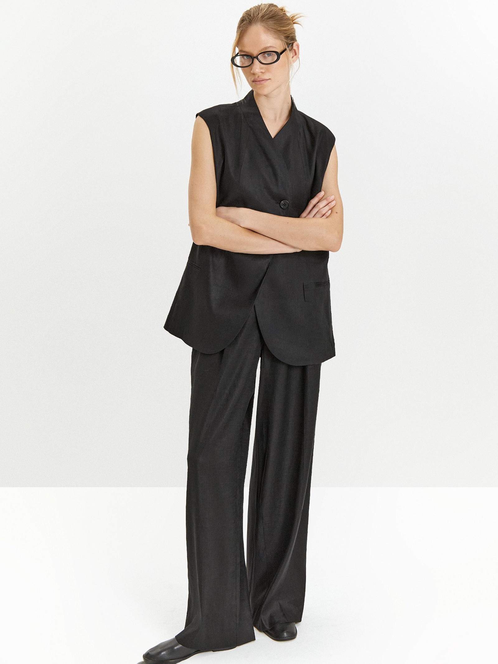 Брюки палаццо