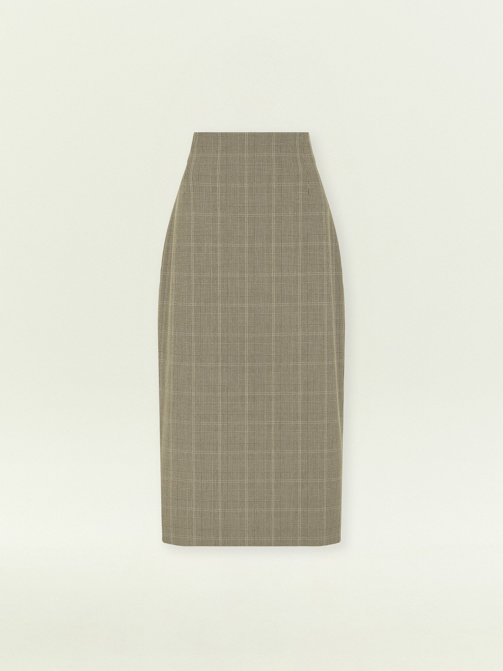 Юбка карандаш в клетку