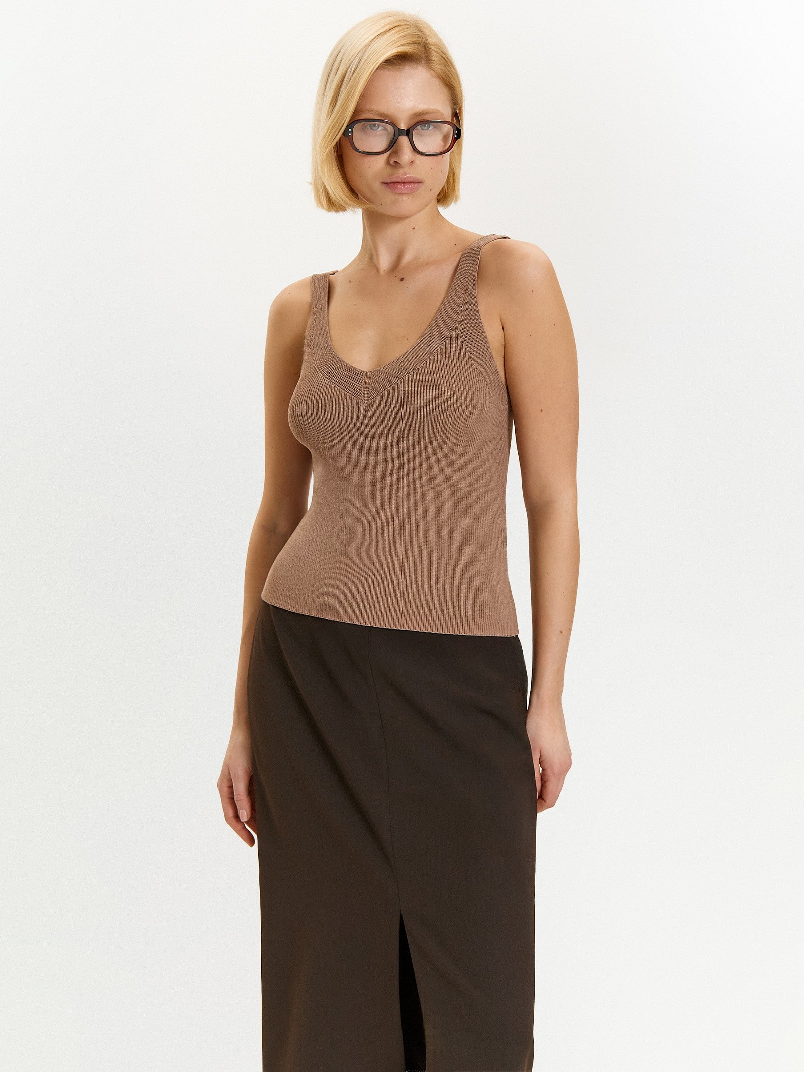 Трикотажный топ