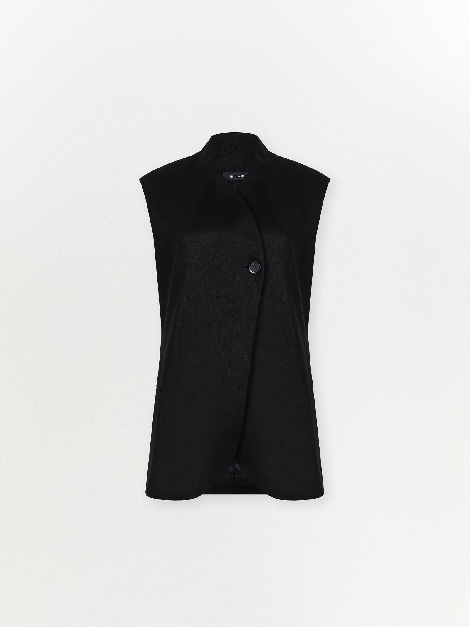 Жилет прямого кроя