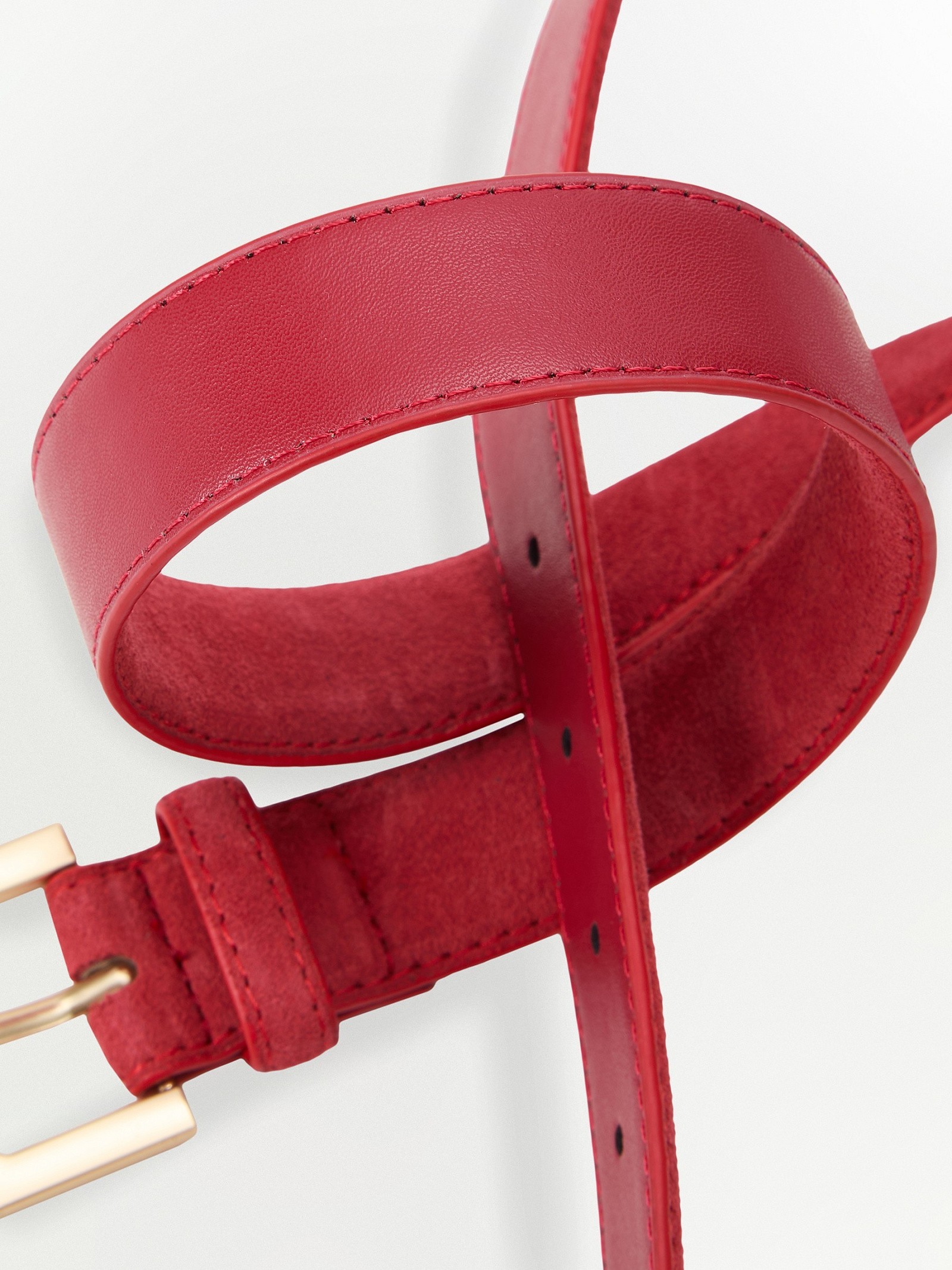 Ремень из натуральной замши